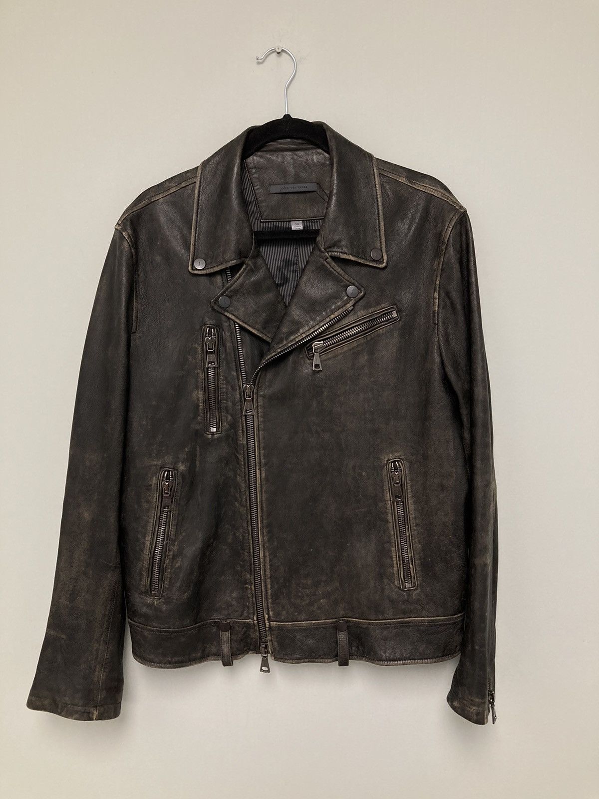John Varvatos Mr. Varvatos Leather biker jacket. 50 Size US M / EU 48-50 / 2 - 7 Thumbnail