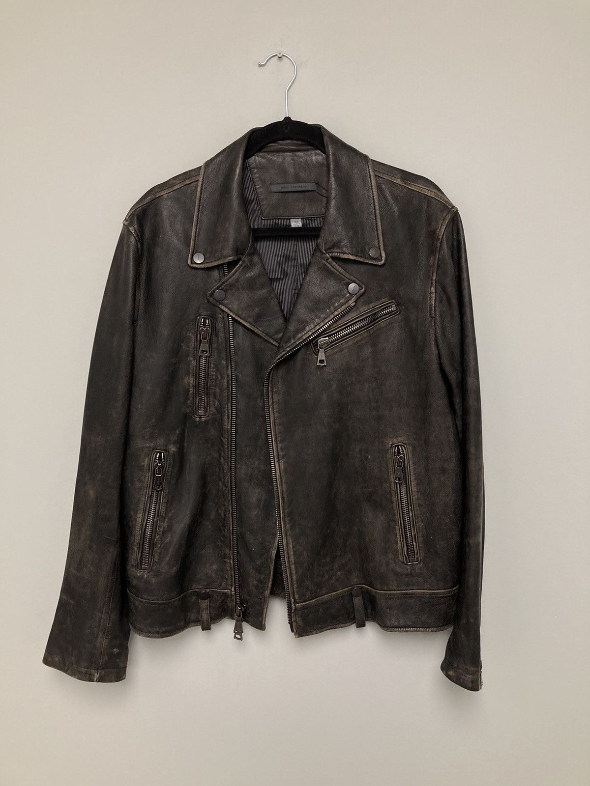 John Varvatos Mr. Varvatos Leather biker jacket. 50 Size US M / EU 48-50 / 2 - 4 Thumbnail
