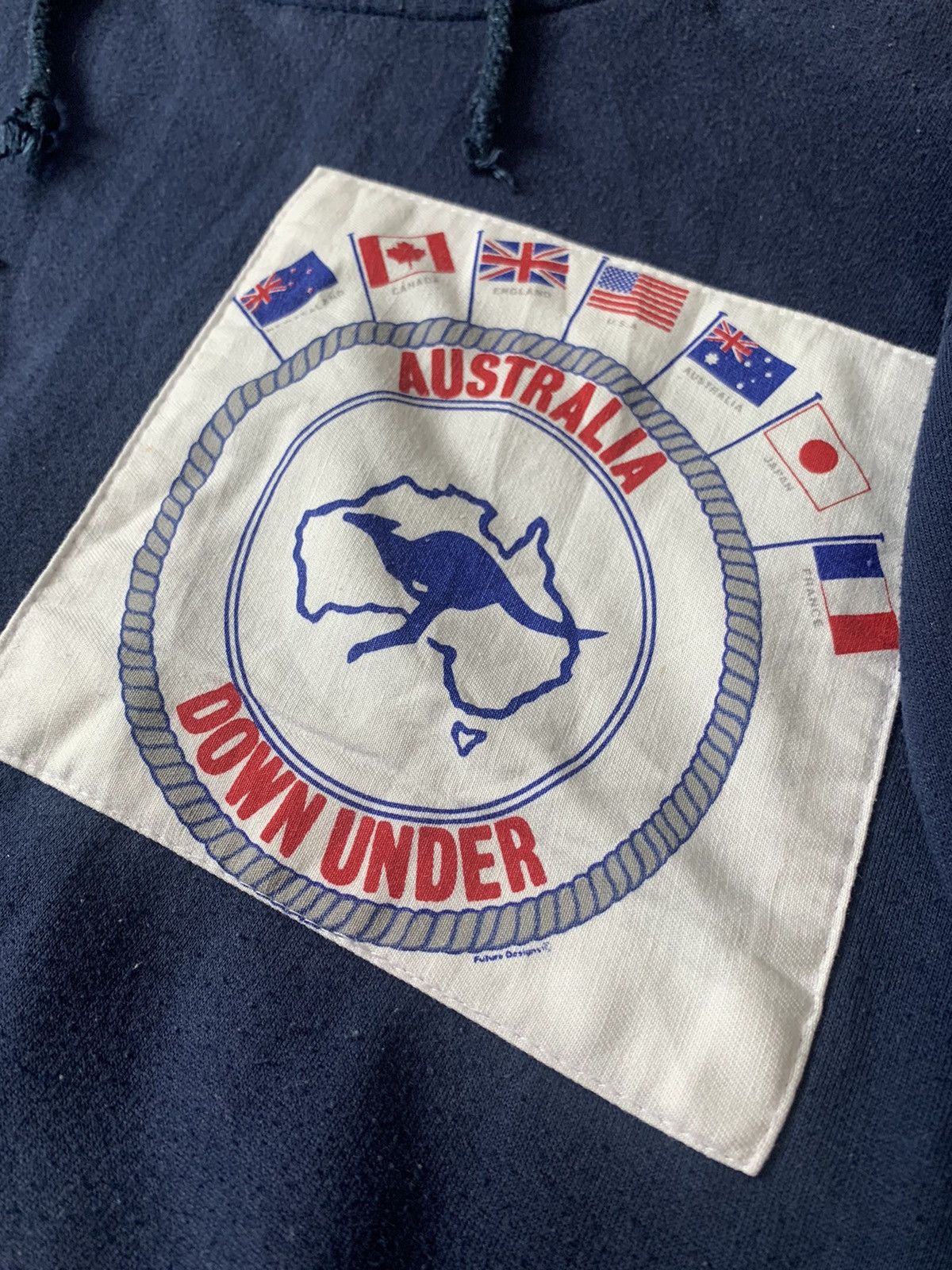 Vintage Sweatshirt AUSTRALIAN With Flag Rare Design Size US M / EU 48-50 / 2 - 6 Thumbnail