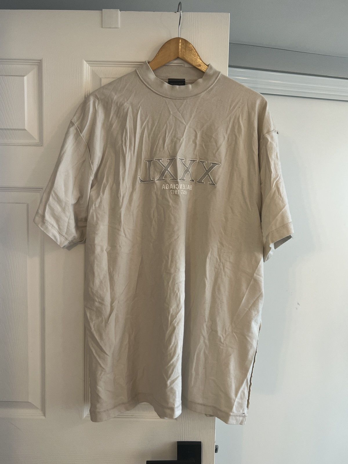 Balenciaga Inside Out “XXXL” shirt with parody fruit of the loom