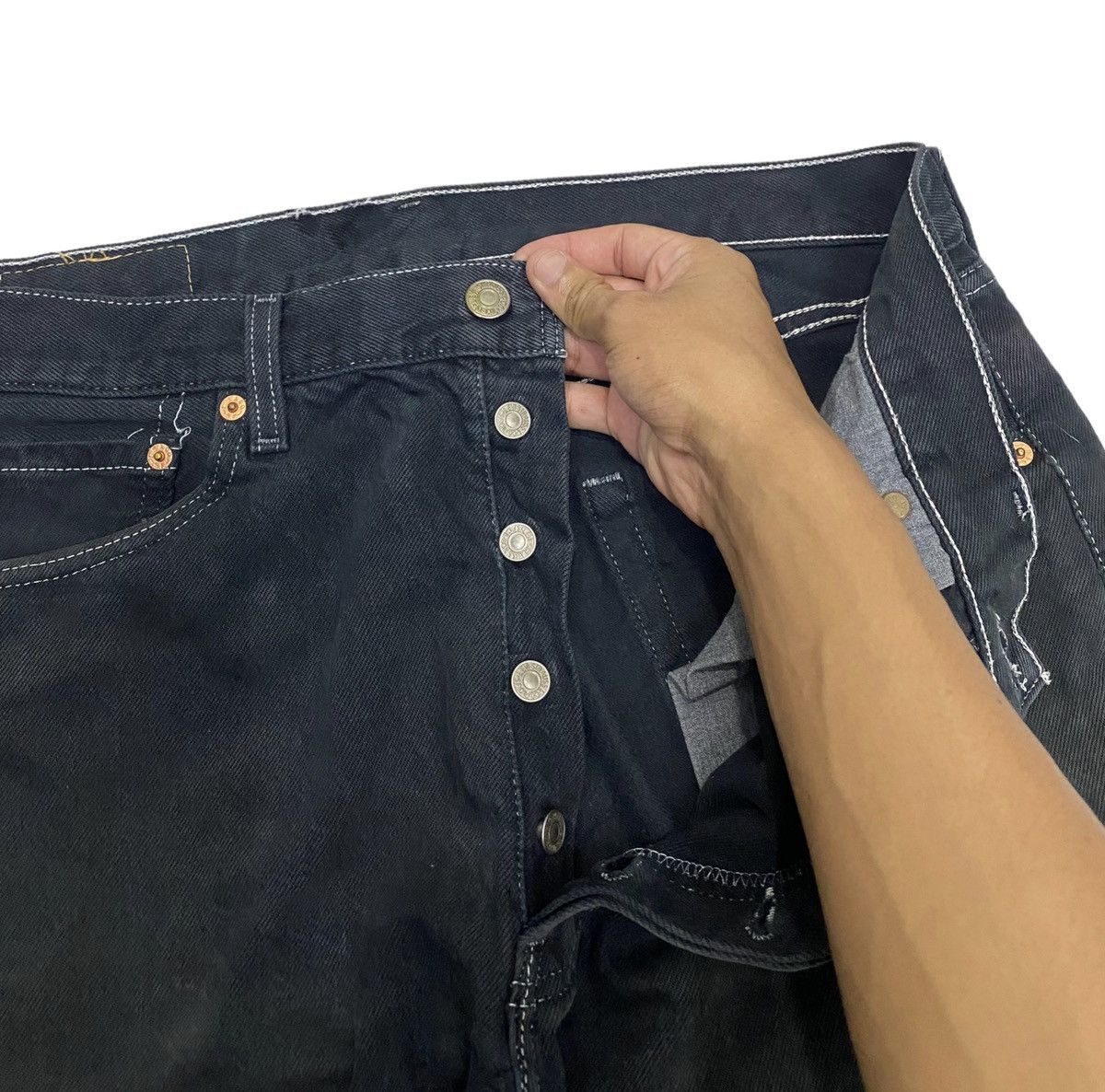 Levi's × Levi's Vintage Clothing × Vintage VINTAGE 501 LEVIS STRAUSS & CO DENIM PANTS Size US 34 / EU 50 - 6 Thumbnail