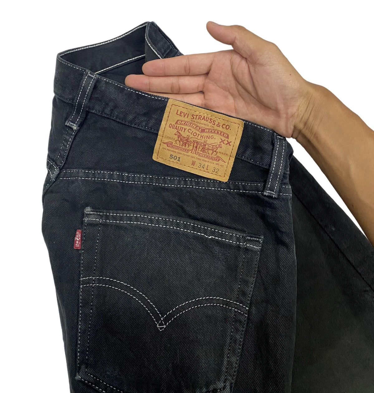 Levi's × Levi's Vintage Clothing × Vintage VINTAGE 501 LEVIS STRAUSS & CO DENIM PANTS Size US 34 / EU 50 - 5 Thumbnail