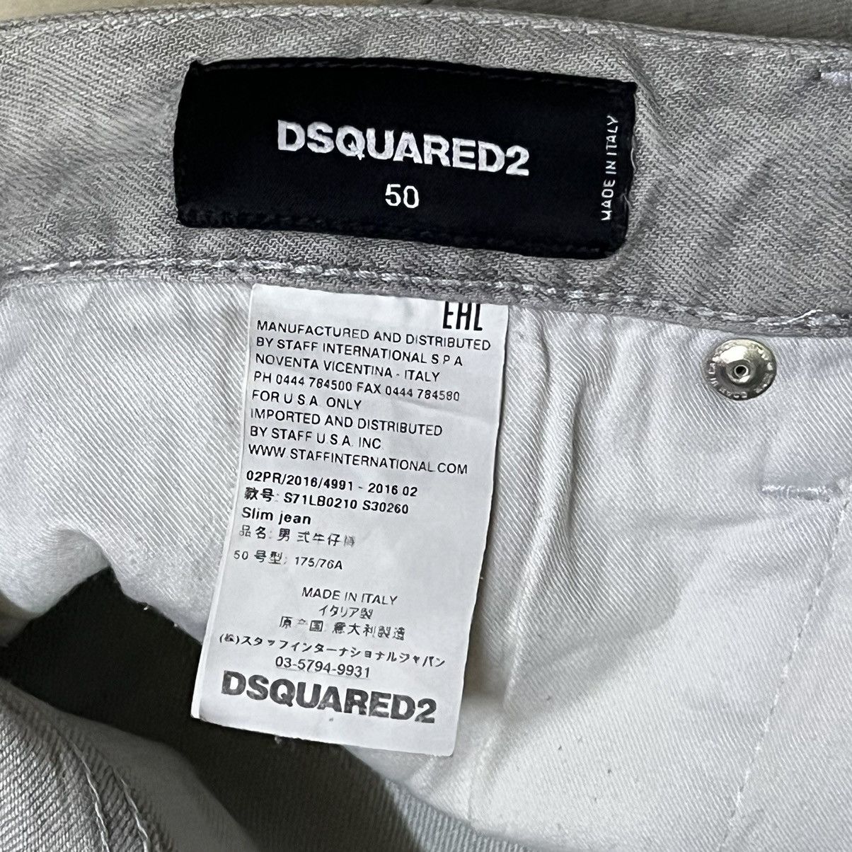 Dsquared2 Dsquared2 Distressed Denim Jeans Size US 34 / EU 50 - 6 Thumbnail
