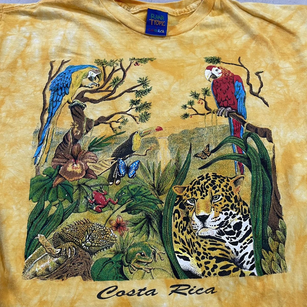 Vintage Rainforest jungle habitat vacation Costa Rica animals tee Grailed