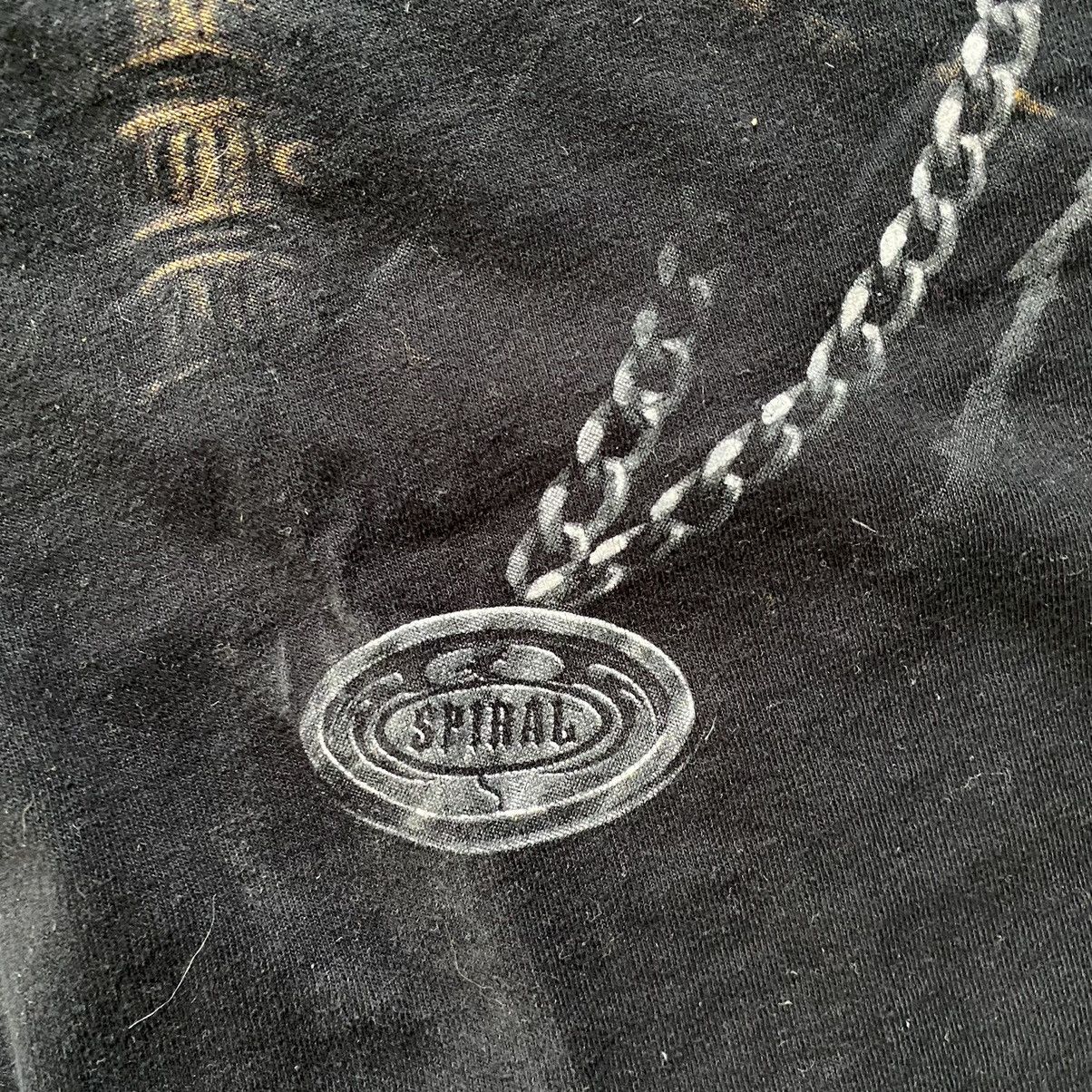 Band Tees vintage faded spiral skull shirt Size US XL / EU 56 / 4 - 4 Thumbnail