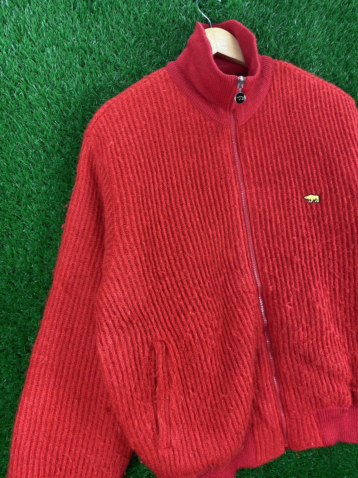 Golden Bear × Vintage Vintage Jack Nicklaus Mohair Jacket Red Size US L / EU 52-54 / 3 - 5 Thumbnail