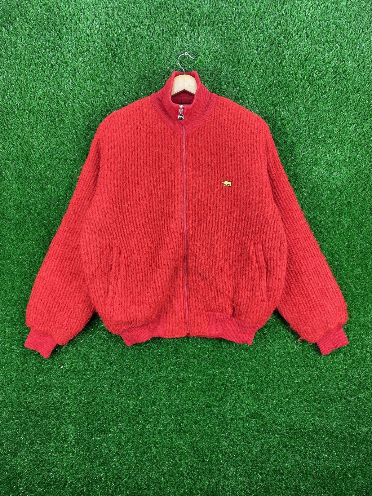Golden Bear × Vintage Vintage Jack Nicklaus Mohair Jacket Red Size US L / EU 52-54 / 3 - 1 Thumbnail