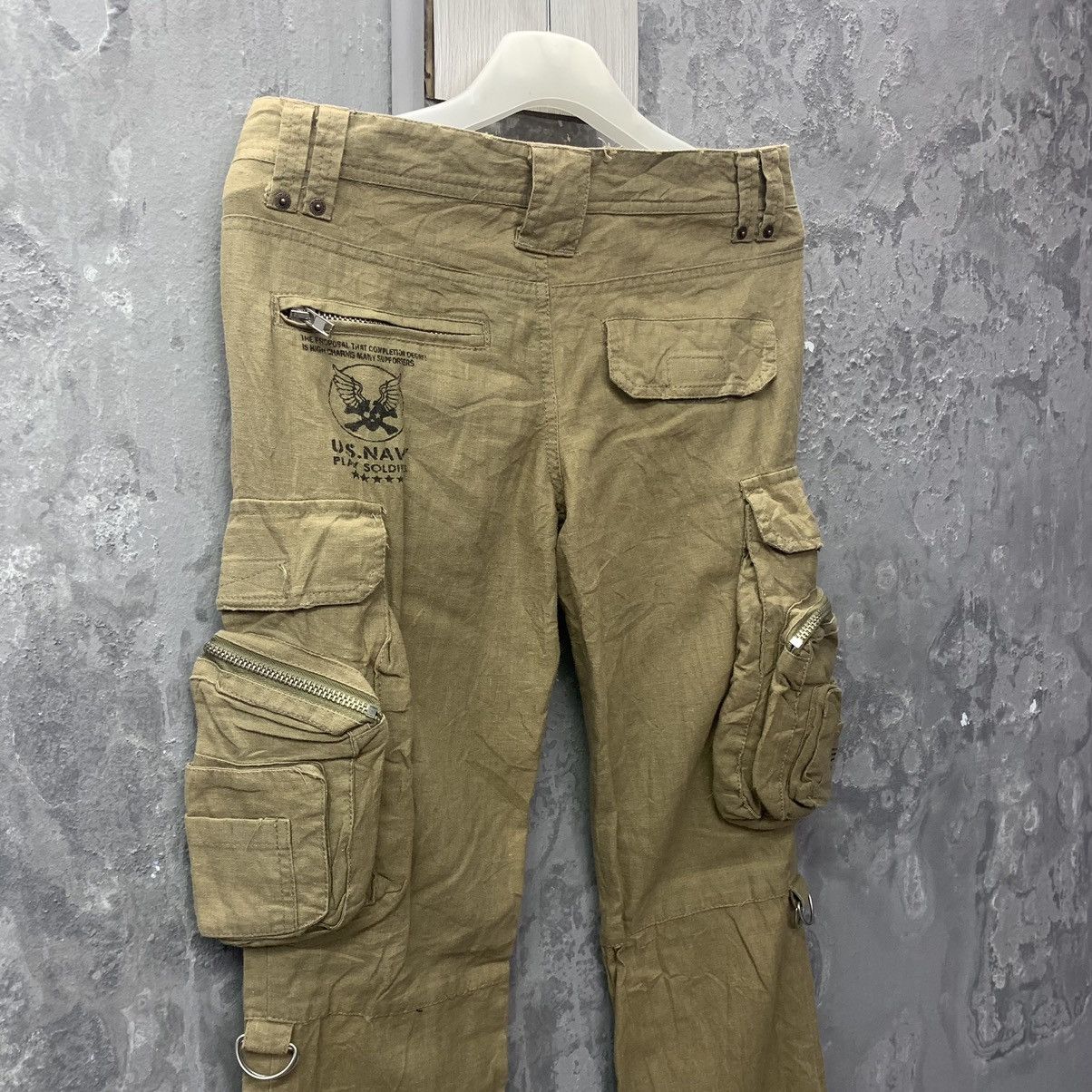 Japanese Brand Plays Soldiers Bondage Cargo Pants Size US 30 / EU 46 - 9 Thumbnail