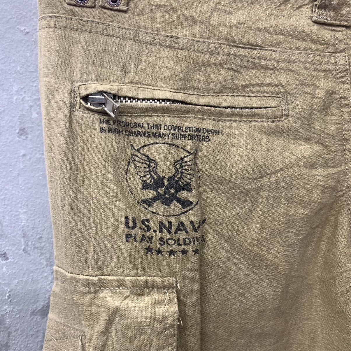 Japanese Brand Plays Soldiers Bondage Cargo Pants Size US 30 / EU 46 - 10 Thumbnail