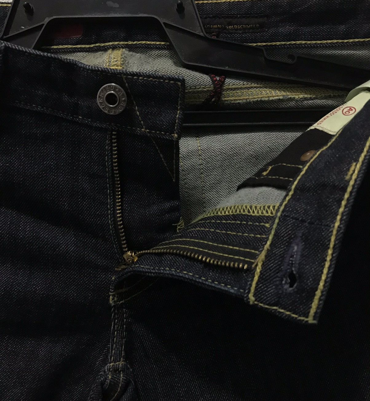 AG Adriano Goldschmied × Vintage VINTAGE ADRIANO GOLDSCHMIED MADE IN USA DENIM PANTS Size 30" / US 8 / IT 44 - 12 Thumbnail