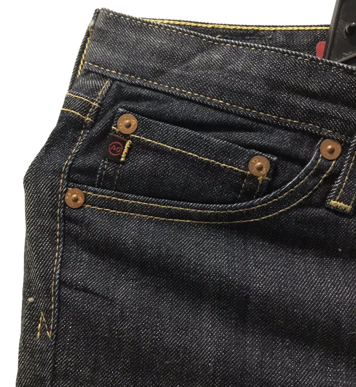 AG Adriano Goldschmied × Vintage VINTAGE ADRIANO GOLDSCHMIED MADE IN USA DENIM PANTS Size 30" / US 8 / IT 44 - 5 Thumbnail