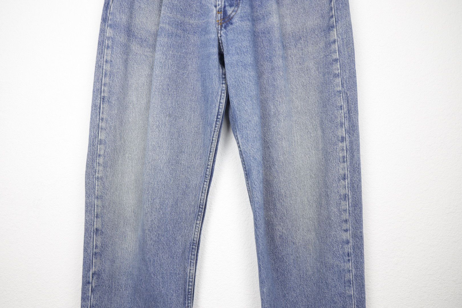 Levi's × Levi's Vintage Clothing × Vintage Vintage 90s Levi's 501 Blue Washed Denim Tab Jeans Pants Size US 32 / EU 48 - 3 Thumbnail