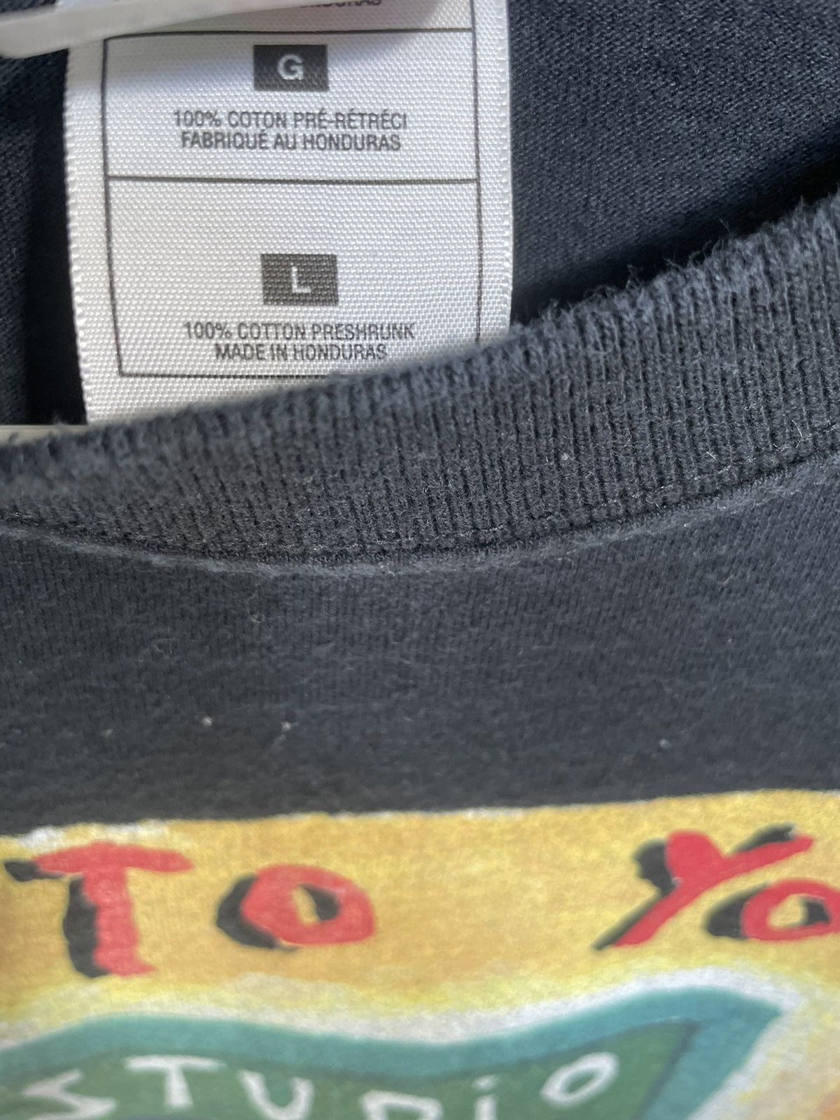 Fruit Of The Loom × Vintage Vintage graphic tee Size US L / EU 52-54 / 3 - 3 Thumbnail