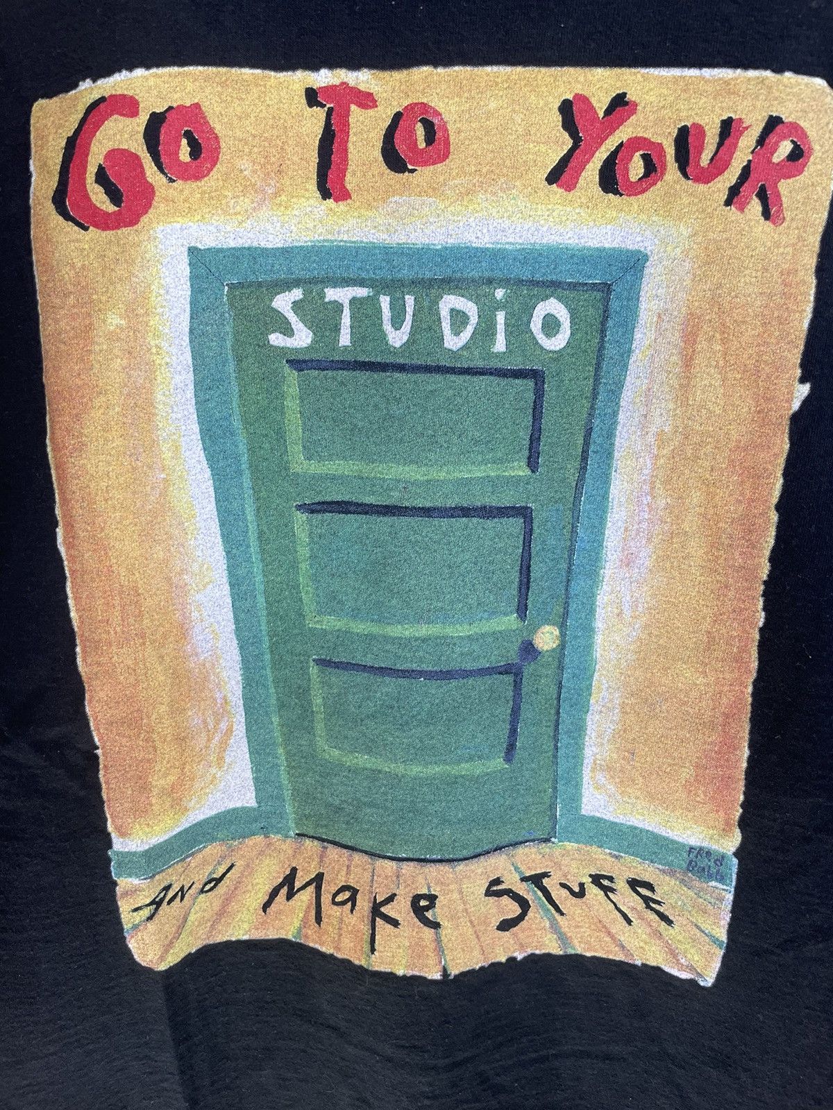 Fruit Of The Loom × Vintage Vintage graphic tee Size US L / EU 52-54 / 3 - 2 Thumbnail