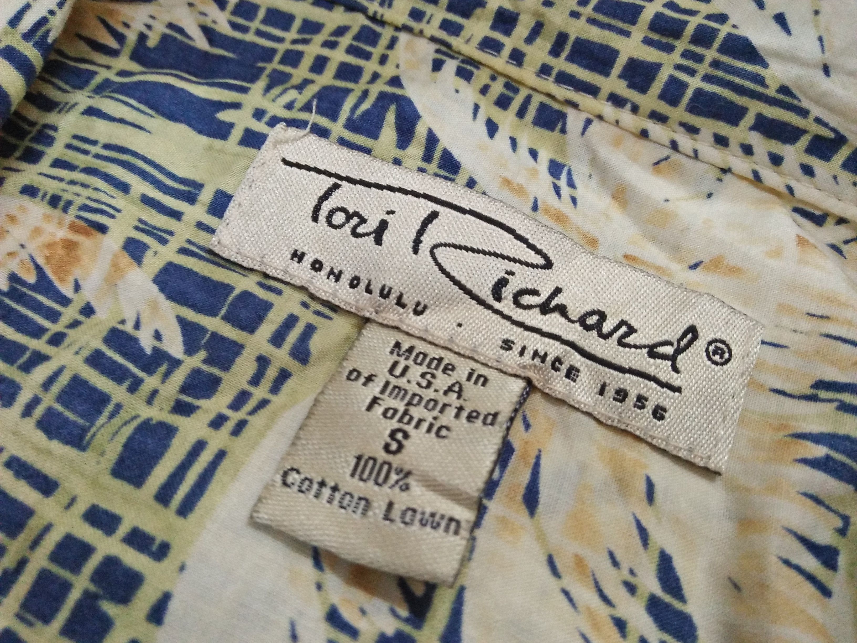 Tori Richard TORI RICHARD Aloha Honolulu USA Hawaii Monogram Shirt Size US S / EU 44-46 / 1 - 3 Thumbnail