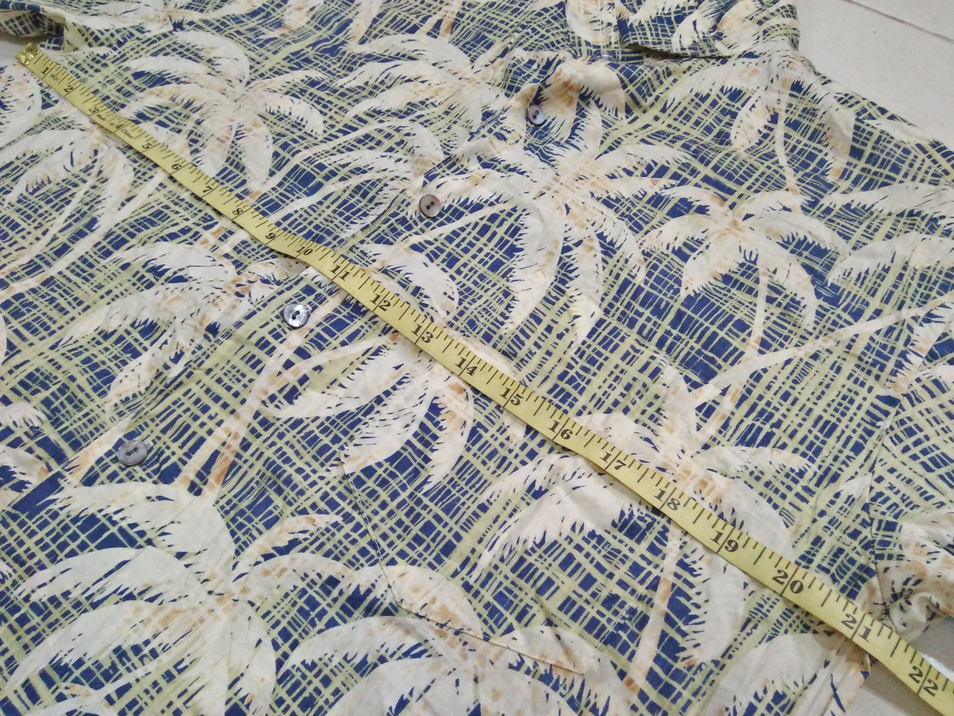 Tori Richard TORI RICHARD Aloha Honolulu USA Hawaii Monogram Shirt Size US S / EU 44-46 / 1 - 4 Thumbnail