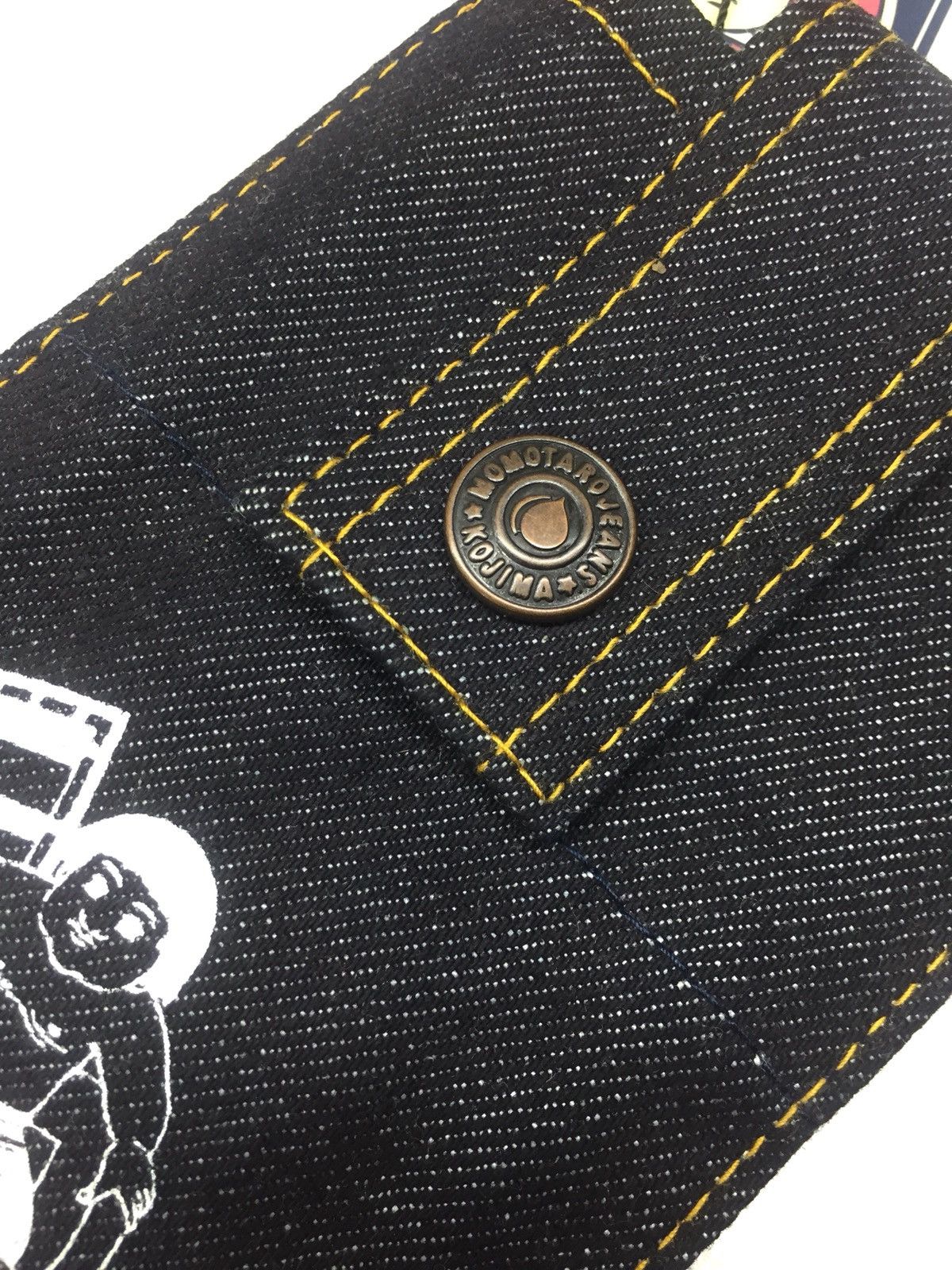 Momotaro Jeans Authentic Momotaro Denim Phone Utility Pouch Bag Size ONE SIZE - 9 Thumbnail
