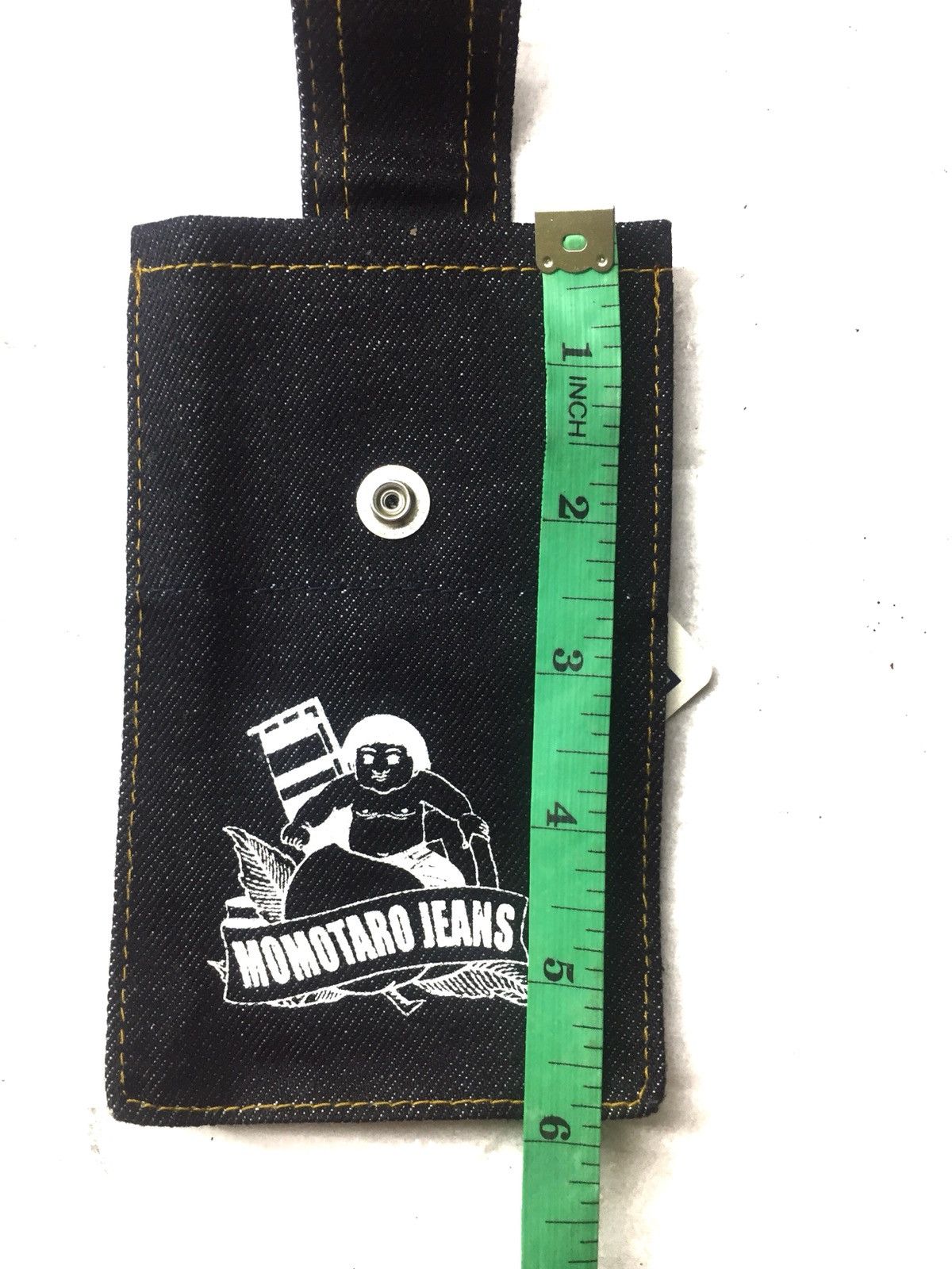 Momotaro Jeans Authentic Momotaro Denim Phone Utility Pouch Bag Size ONE SIZE - 12 Thumbnail