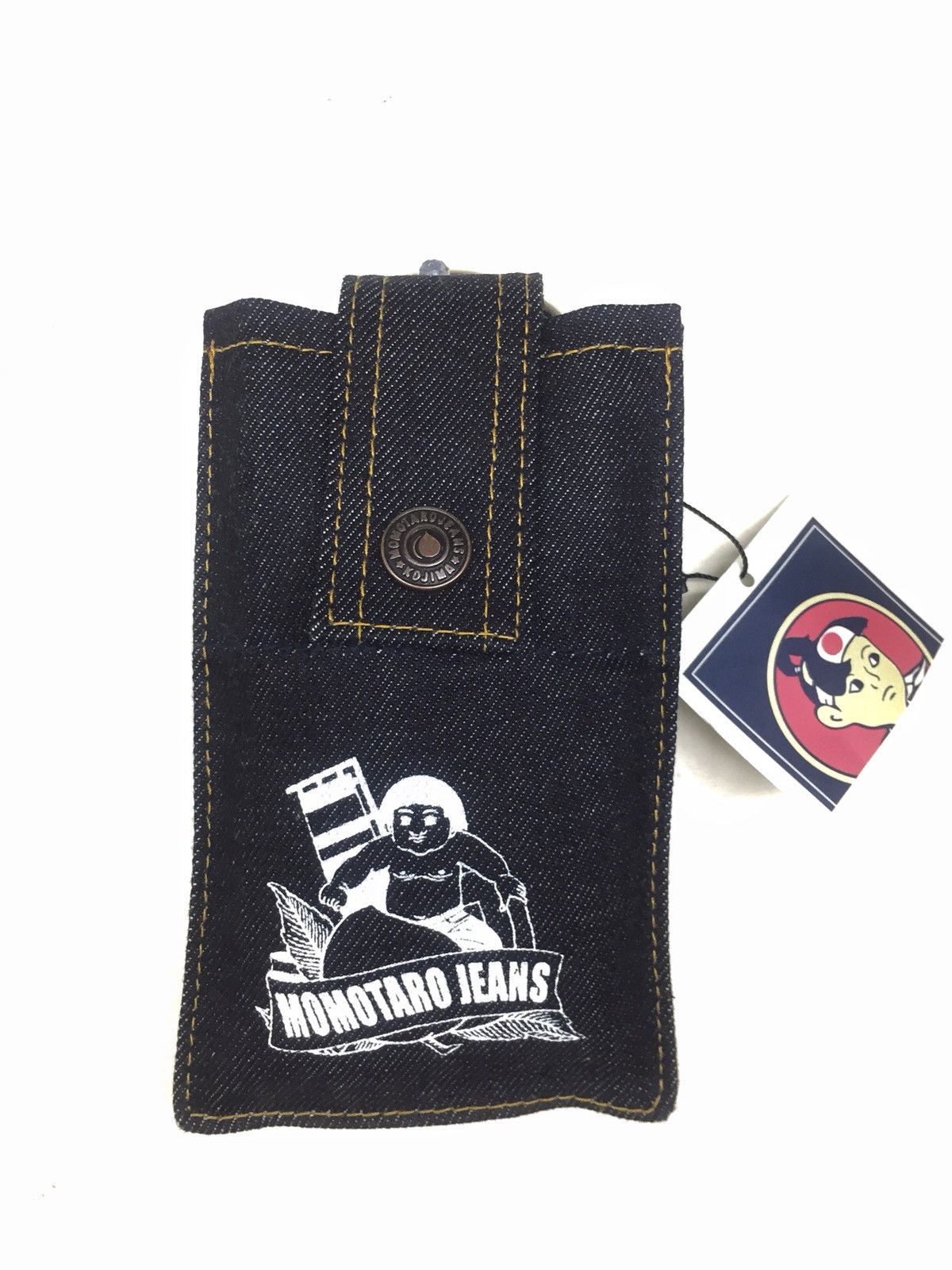 Momotaro Jeans Authentic Momotaro Denim Phone Utility Pouch Bag Size ONE SIZE - 5 Thumbnail
