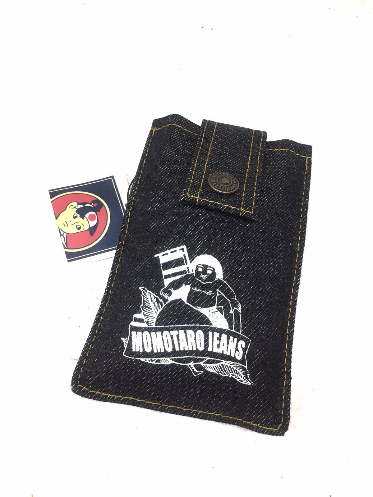 Authentic Momotaro Denim Phone Utility Pouch Bag