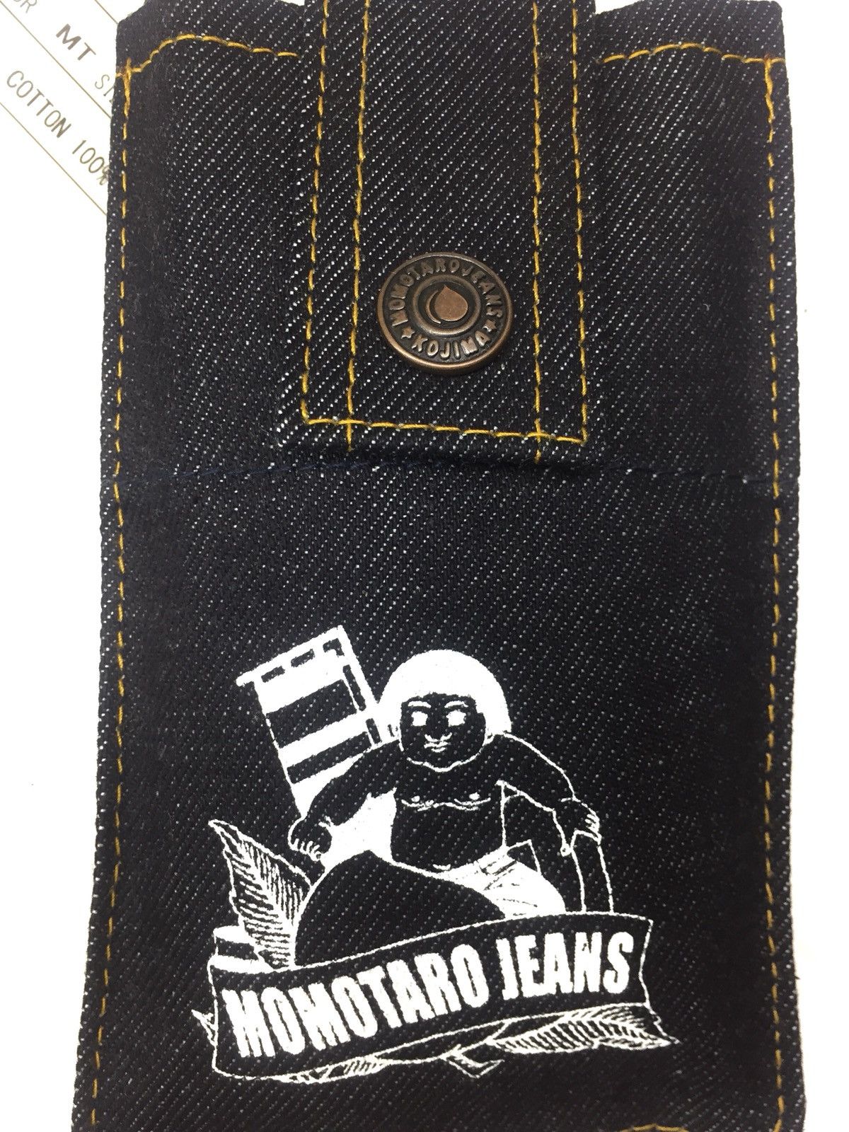 Momotaro Jeans Authentic Momotaro Denim Phone Utility Pouch Bag Size ONE SIZE - 8 Thumbnail