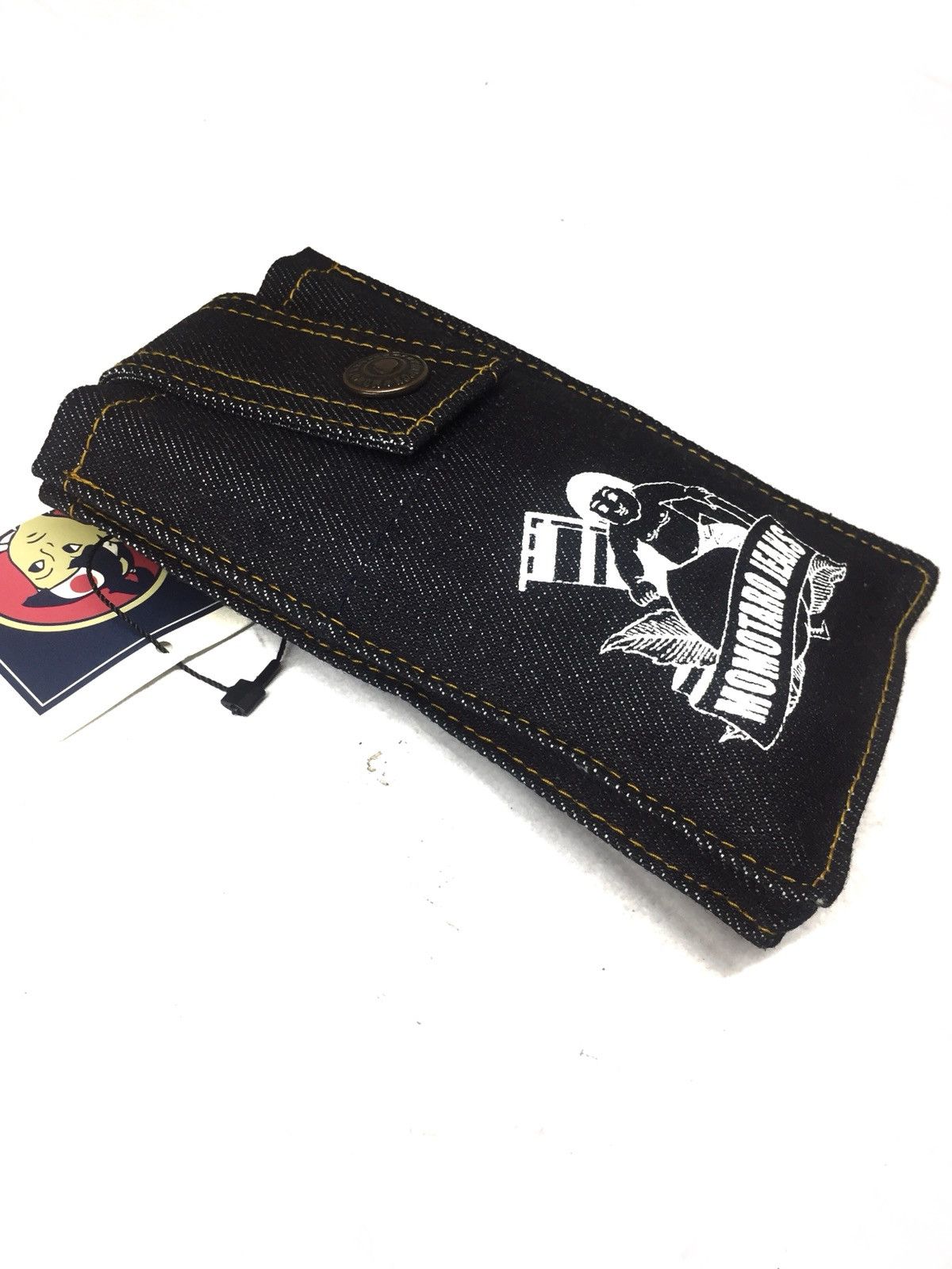 Momotaro Jeans Authentic Momotaro Denim Phone Utility Pouch Bag Size ONE SIZE - 4 Thumbnail