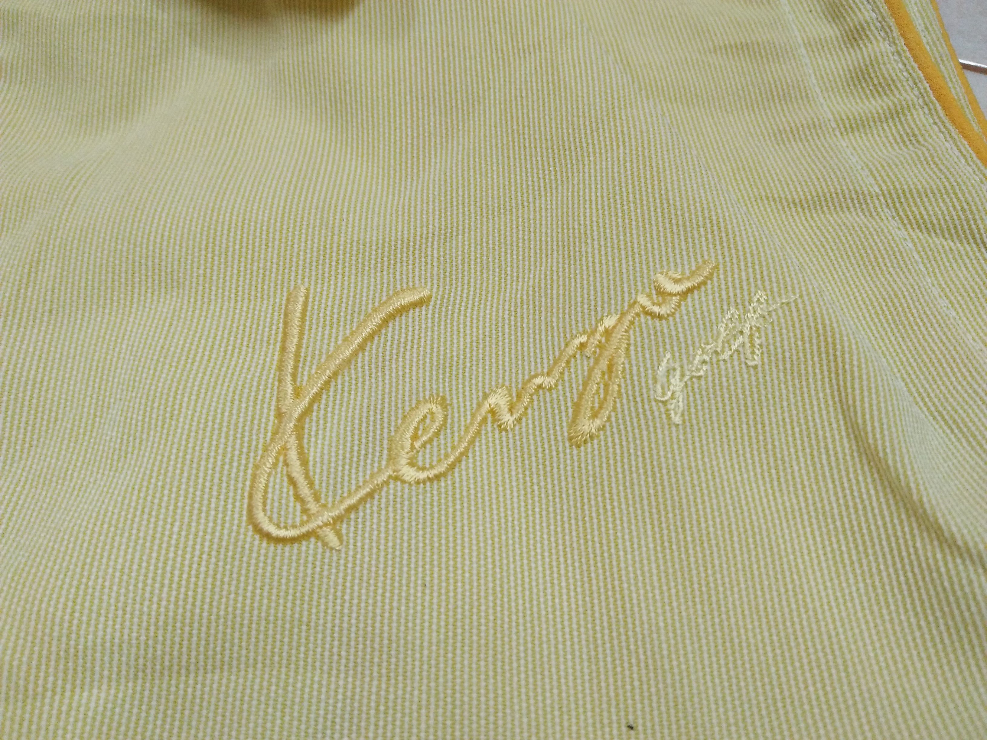 Kenzo KENZO Golf Embroidered Lite Yellow Sleeveless Jacket Vest Size US M / EU 48-50 / 2 - 5 Thumbnail