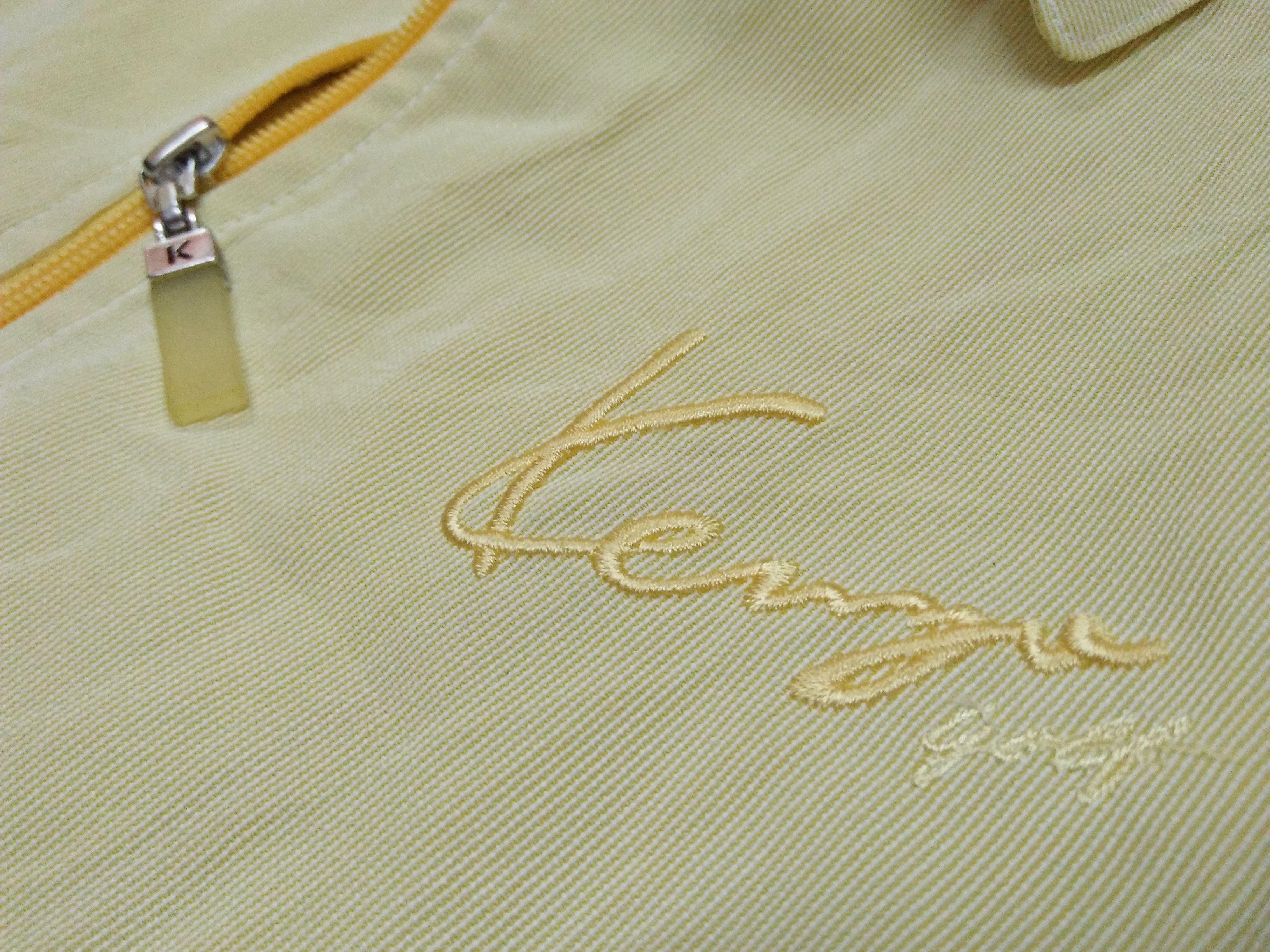 Kenzo KENZO Golf Embroidered Lite Yellow Sleeveless Jacket Vest Size US M / EU 48-50 / 2 - 6 Thumbnail