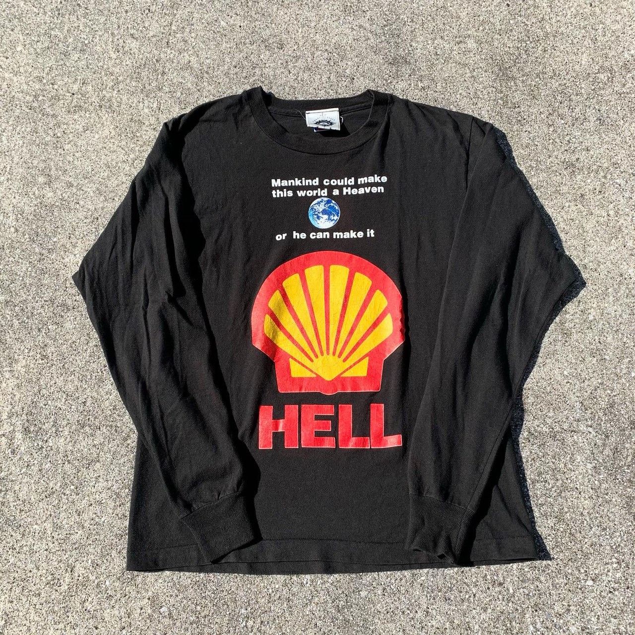 Streetwear Anarchic Adjustment HELL short-sleeve T-Shirt | Grailed