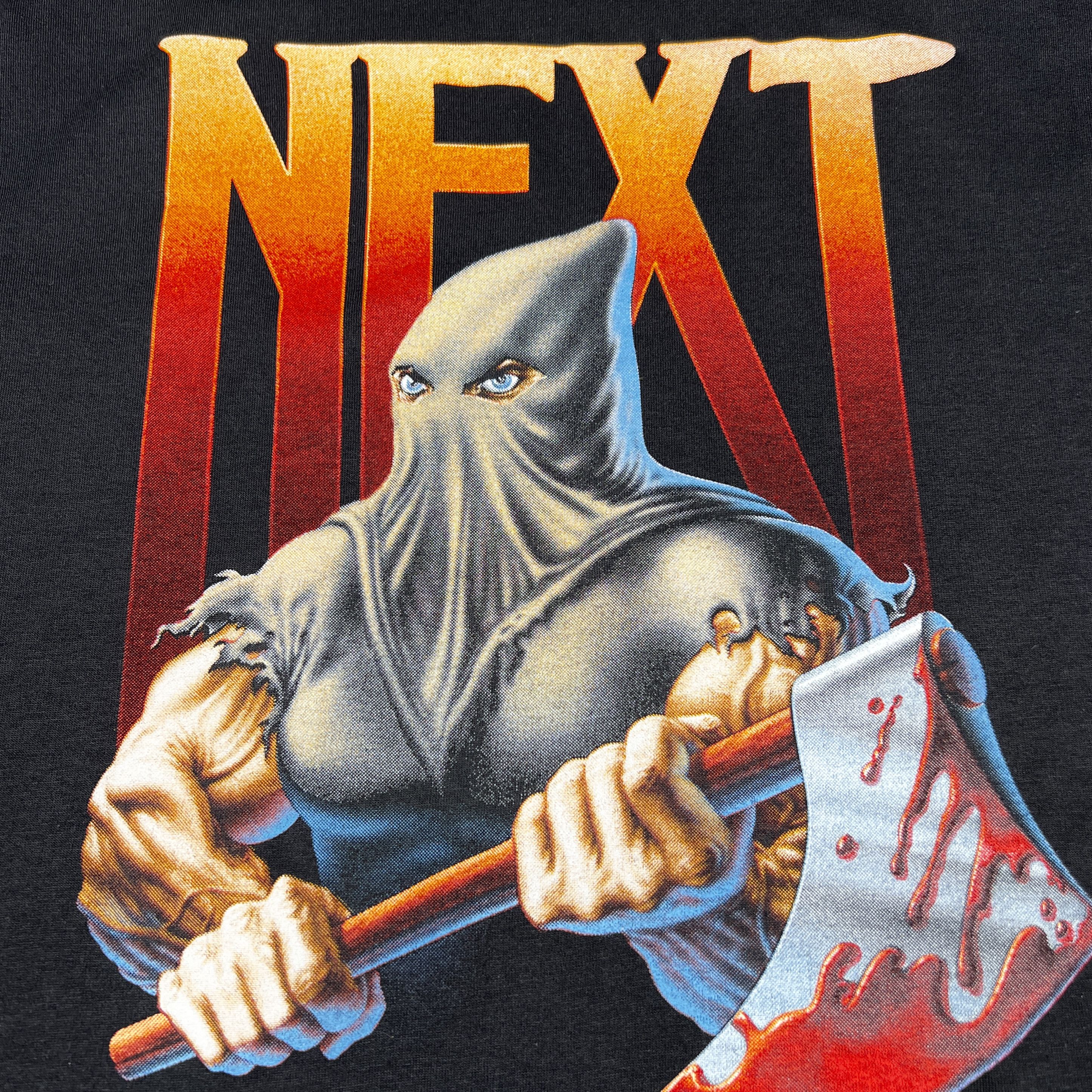 Vintage Vintage 1990 JRS Enterprises ‘Next’ Executioner T Shirt Size US XL / EU 56 / 4 - 4 Thumbnail