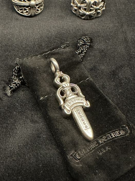 Chrome hearts dagger charm pendant .925