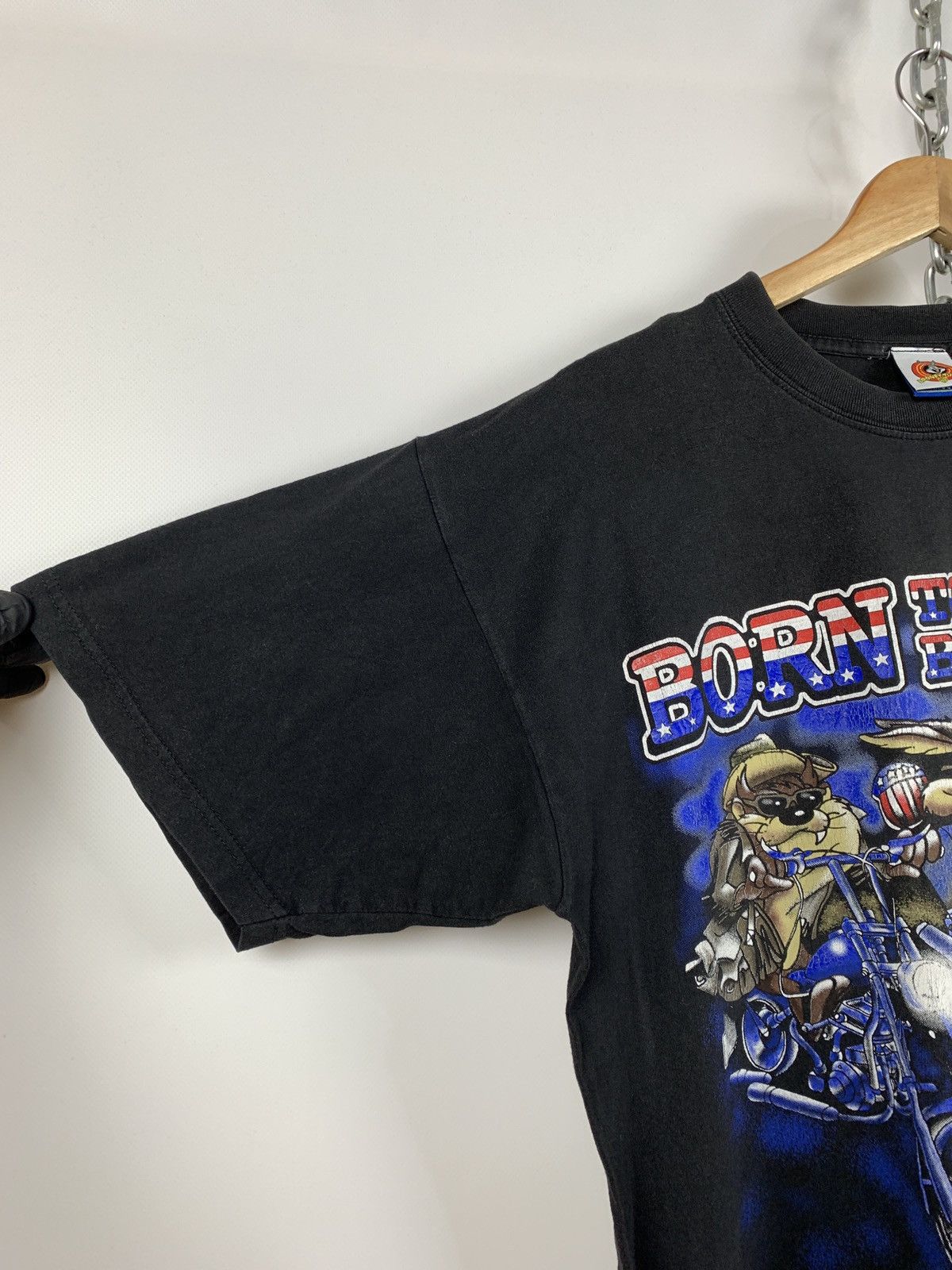 Cartoon Network 90s Vintage Born To Be Wild Taz Coyote Space Jam T-Shirt Size US L / EU 52-54 / 3 - 10 Thumbnail
