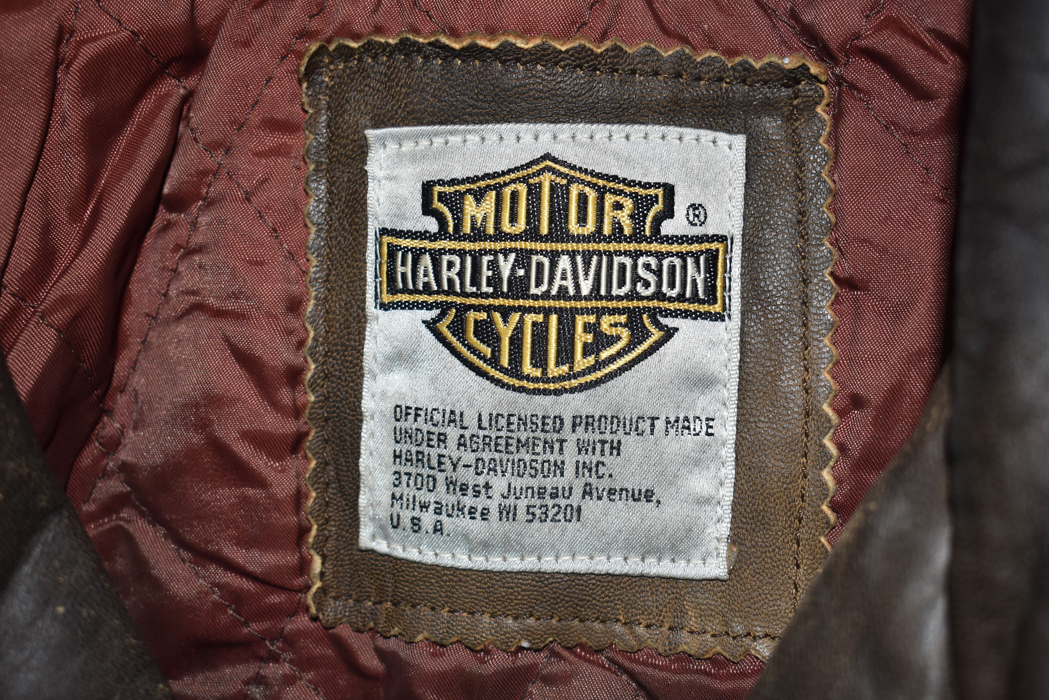 Harley Davidson × Vintage A006 Harley Davidson Motorcycle Leather Jacket Like Perfecto Size US M / EU 48-50 / 2 - 3 Thumbnail