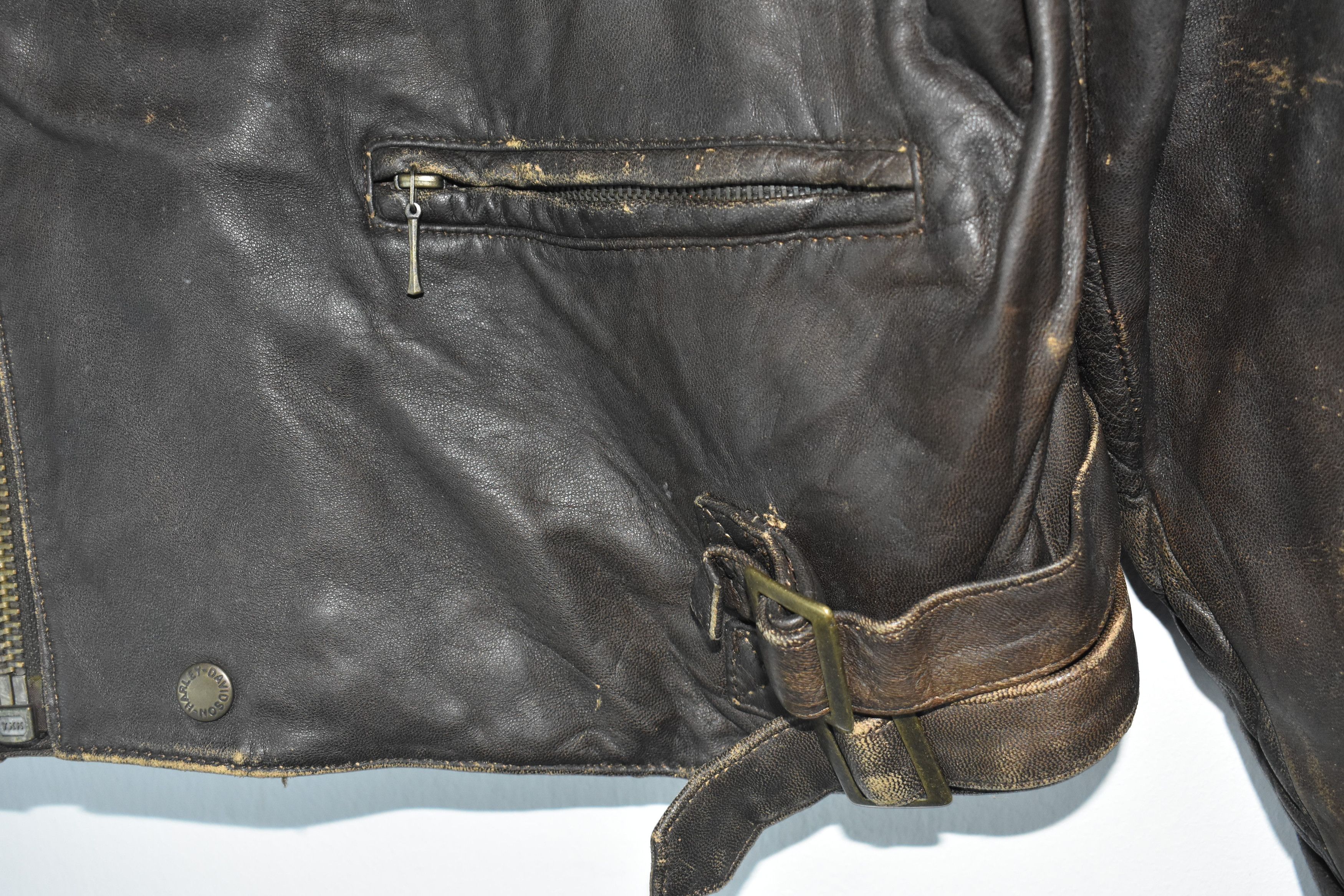 Harley Davidson × Vintage A006 Harley Davidson Motorcycle Leather Jacket Like Perfecto Size US M / EU 48-50 / 2 - 5 Thumbnail