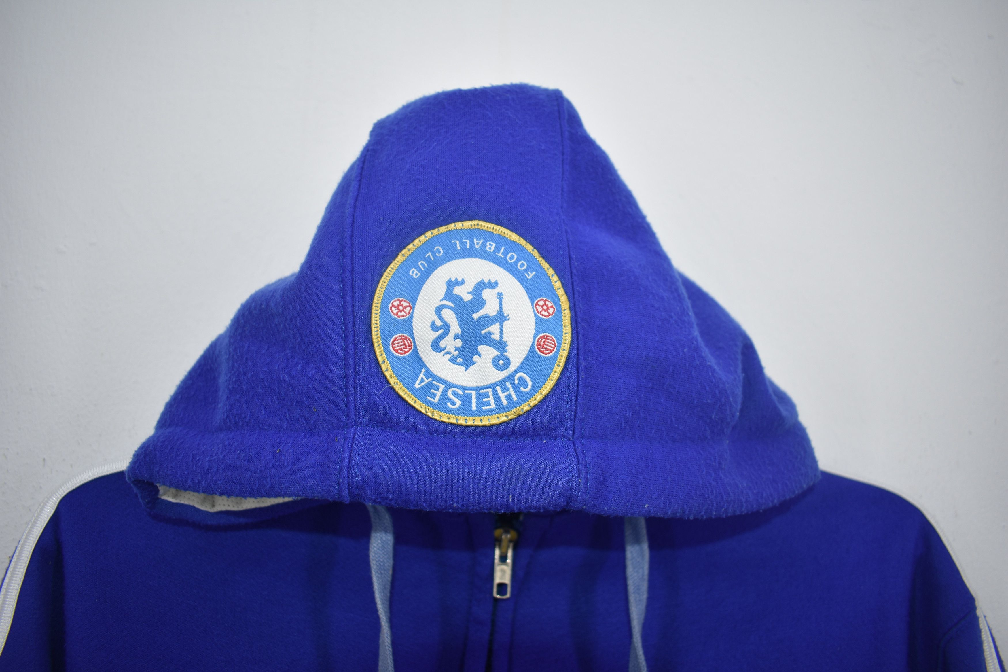 Adidas × Chelsea Soccer A048 ADIDAS CHELSEA FC ZIPPER HOODIE Size US M / EU 48-50 / 2 - 3 Thumbnail