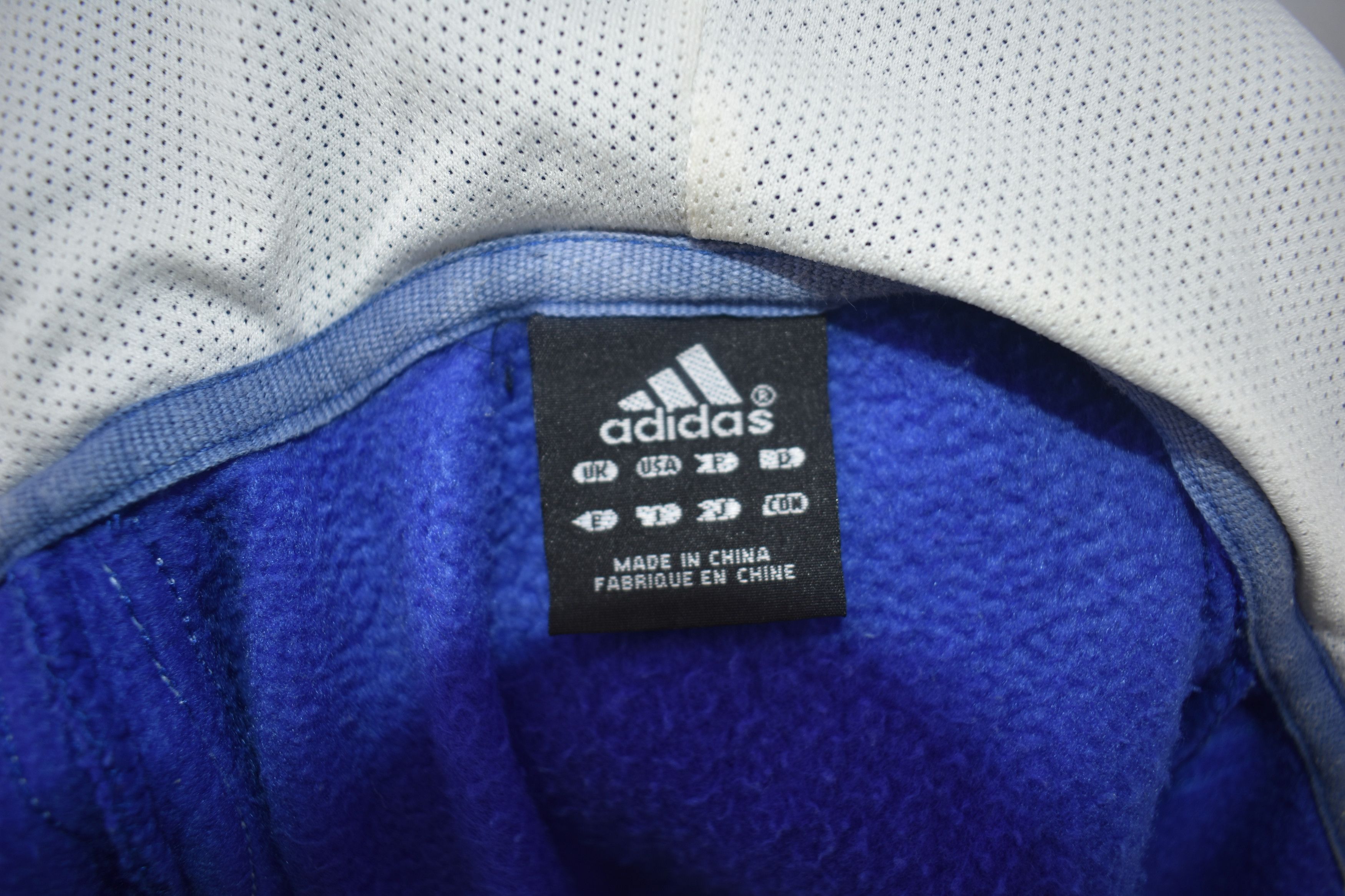 Adidas × Chelsea Soccer A048 ADIDAS CHELSEA FC ZIPPER HOODIE Size US M / EU 48-50 / 2 - 7 Thumbnail