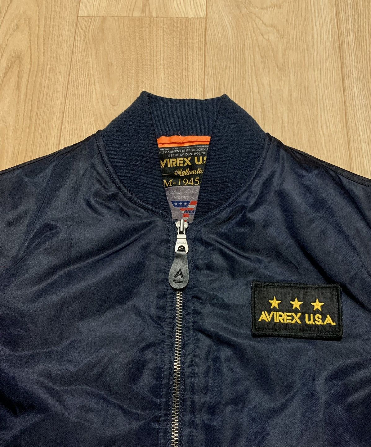 Avirex 💣 AVIREX USA Bomber Jacket Military Size US M / EU 48-50 / 2 - 3 Thumbnail