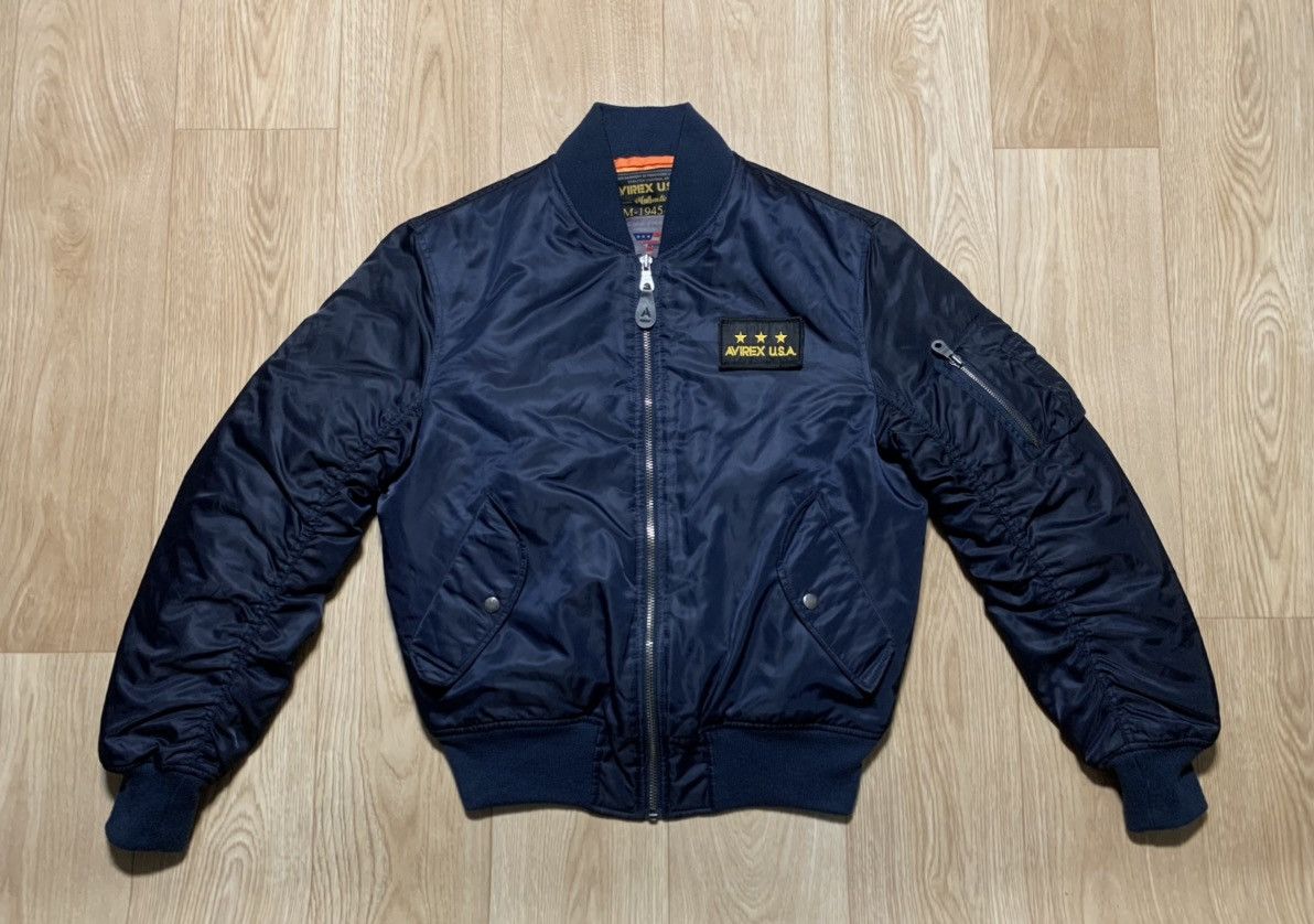 Avirex 💣 AVIREX USA Bomber Jacket Military Size US M / EU 48-50 / 2 - 1 Thumbnail