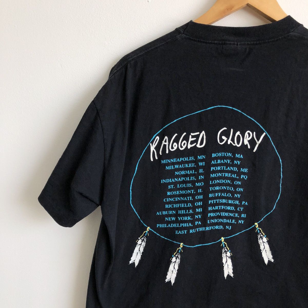 Band Tees × Vintage Vintage 1991 Neil Young Crazy Horse Tour Shirt XL Brockum Size US XL / EU 56 / 4 - 2 Thumbnail
