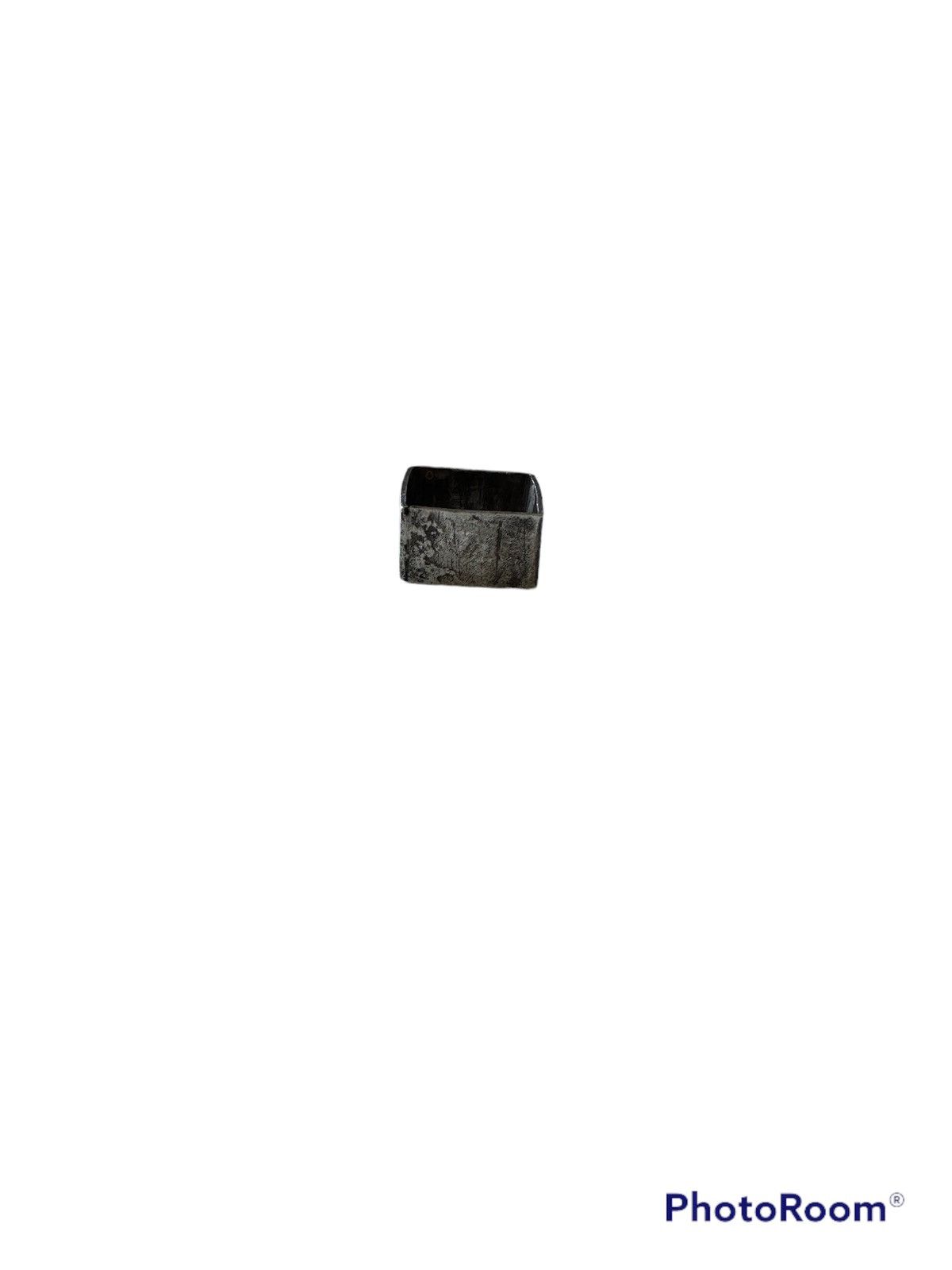 Handmade Handmade Genuine Persian Turquoise Stone Silver Square Ring Size ONE SIZE - 4 Thumbnail