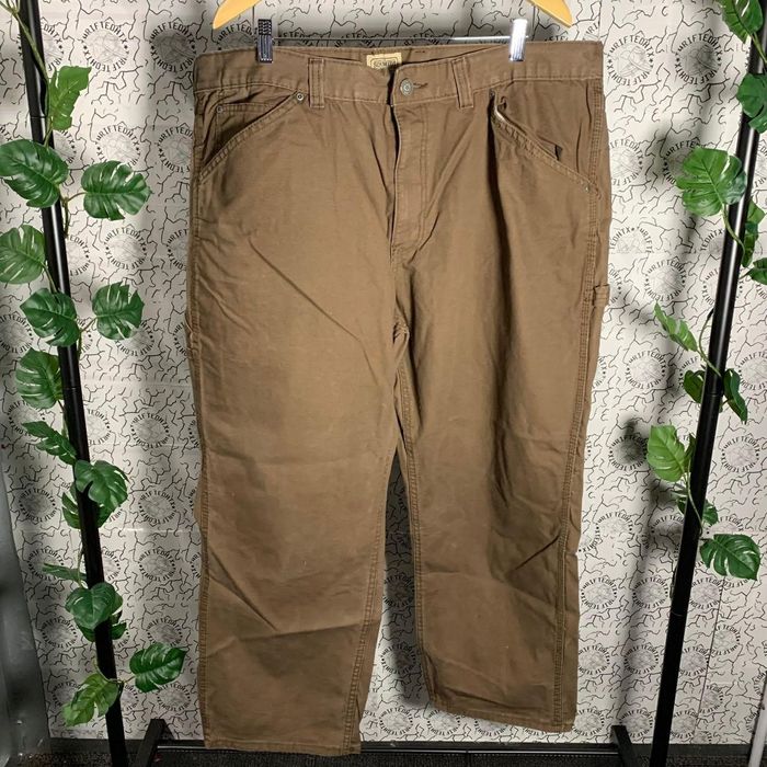 Vintage Brown Schmidt carpenter pants | Grailed