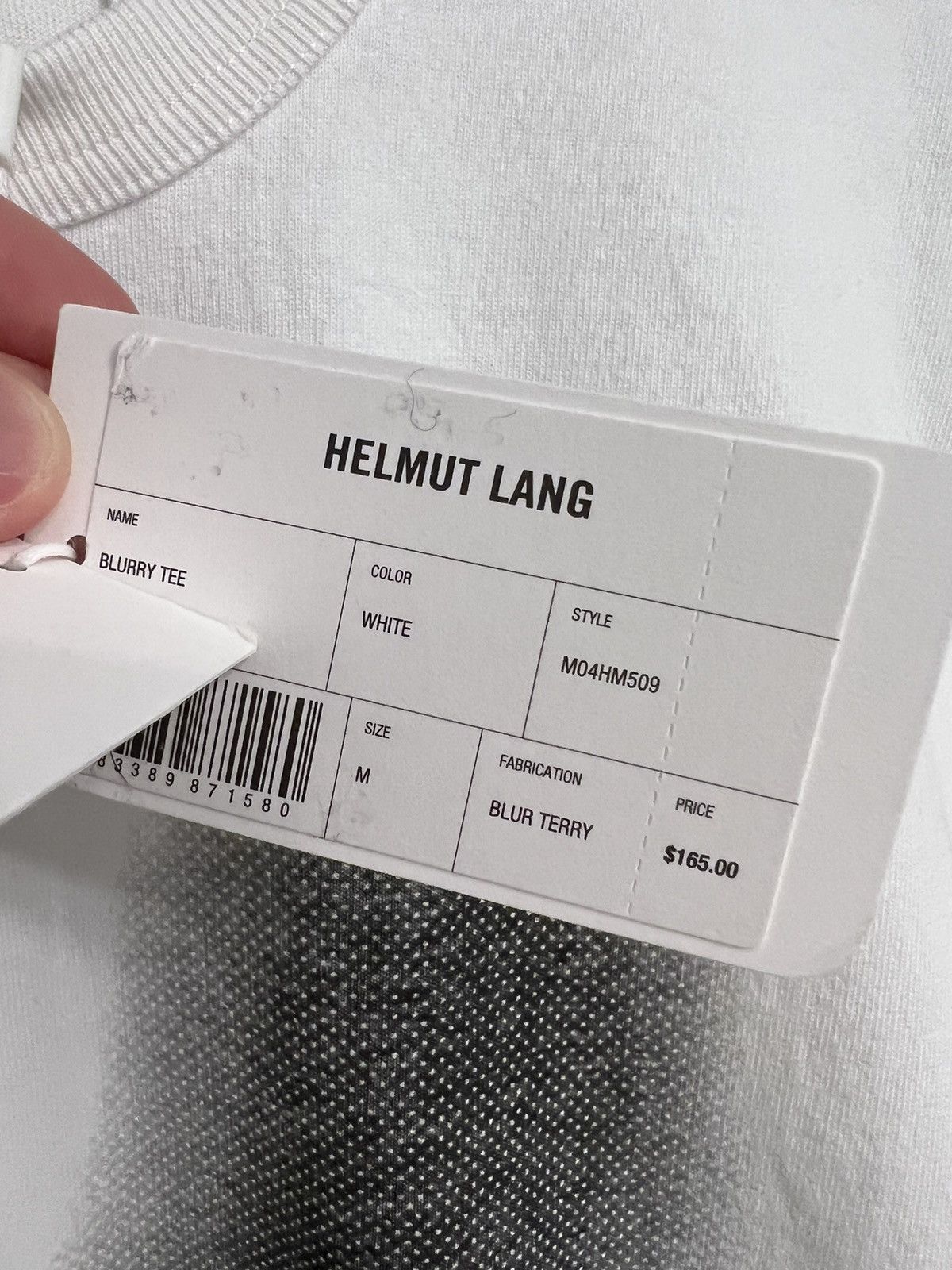 Helmut Lang Helmut Lang Blurred T shirt size medium Size US M / EU 48-50 / 2 - 4 Thumbnail