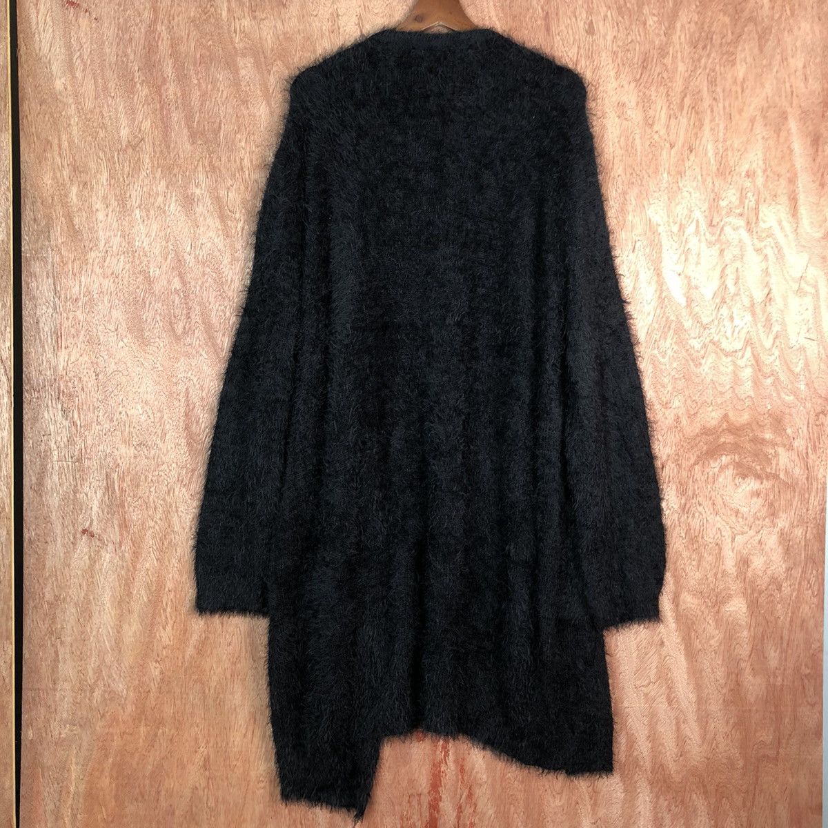 Homespun Knitwear Japanese Black mohair Cardigan Knitwear Sweater Size US L / EU 52-54 / 3 - 9 Thumbnail