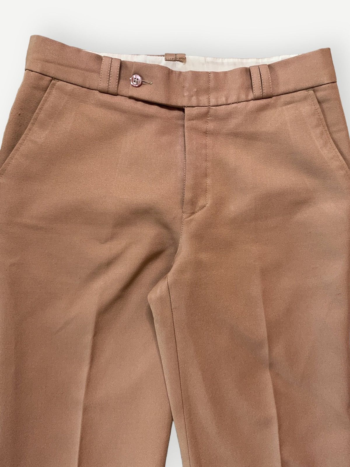 Vintage Vintage 60s Pleated Flare Pants 1960s Size US 30 / EU 46 - 3 Thumbnail