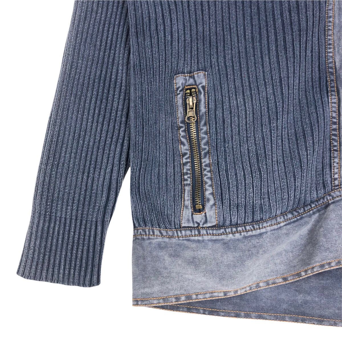 Japanese Brand Vintage Ramlossa Turtleneck Knitted Sweater Zip Up Military Size US S / EU 44-46 / 1 - 4 Thumbnail