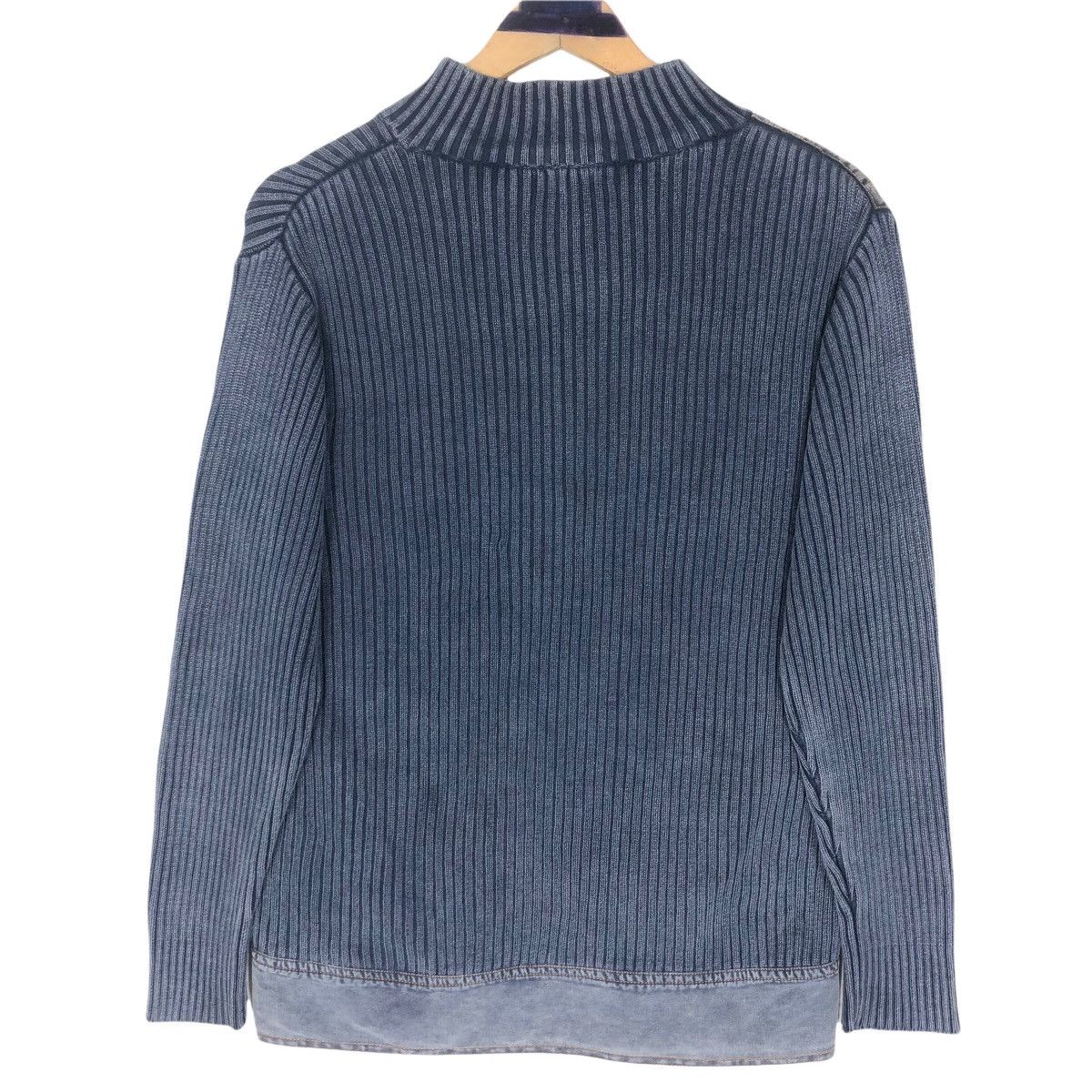 Japanese Brand Vintage Ramlossa Turtleneck Knitted Sweater Zip Up Military Size US S / EU 44-46 / 1 - 12 Thumbnail