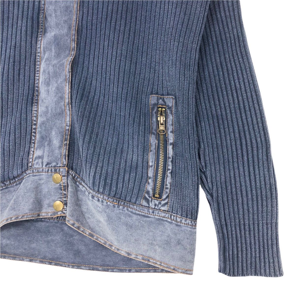 Japanese Brand Vintage Ramlossa Turtleneck Knitted Sweater Zip Up Military Size US S / EU 44-46 / 1 - 5 Thumbnail