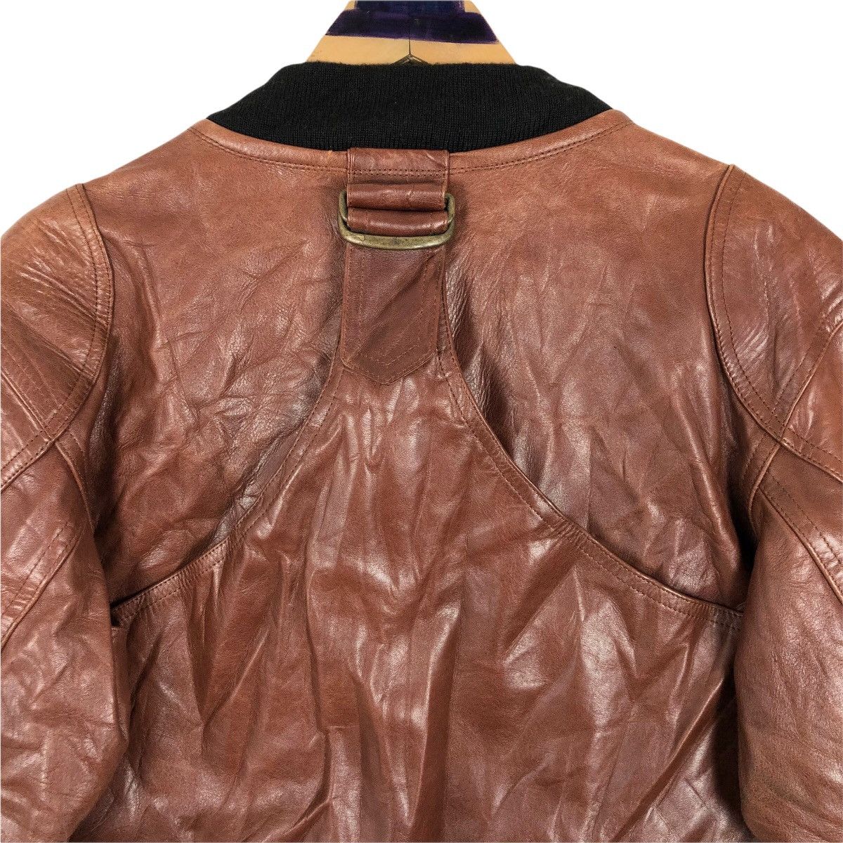 Japanese Brand Vintage Harold’s Gear Haroruzugia Berry Short Leather Jacket Size US S / EU 44-46 / 1 - 19 Thumbnail