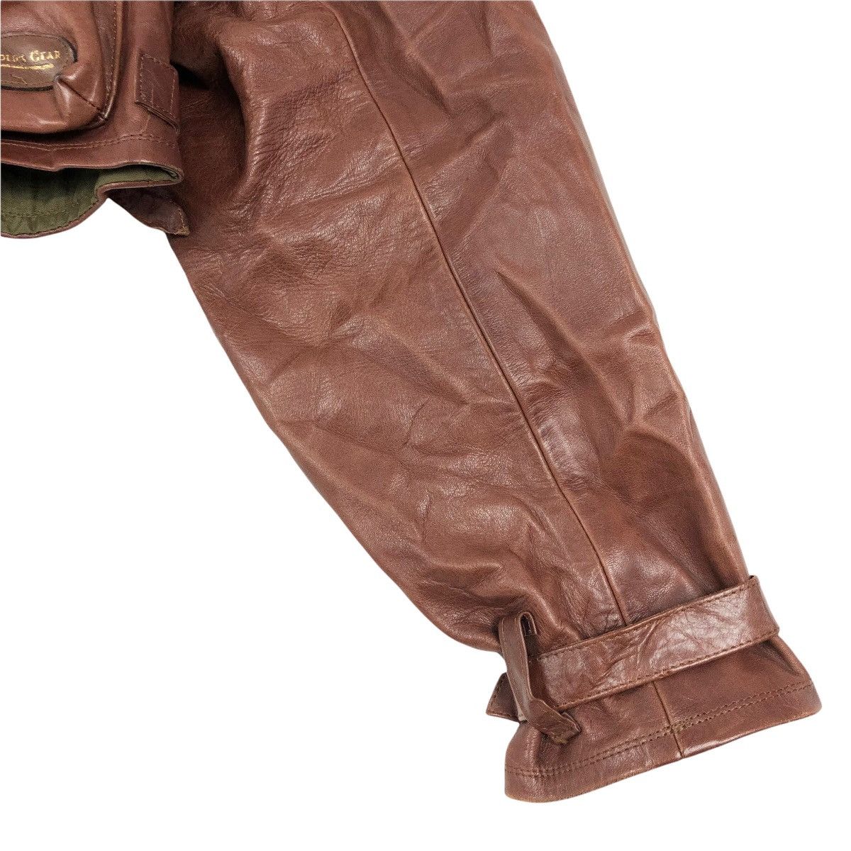 Japanese Brand Vintage Harold’s Gear Haroruzugia Berry Short Leather Jacket Size US S / EU 44-46 / 1 - 5 Thumbnail