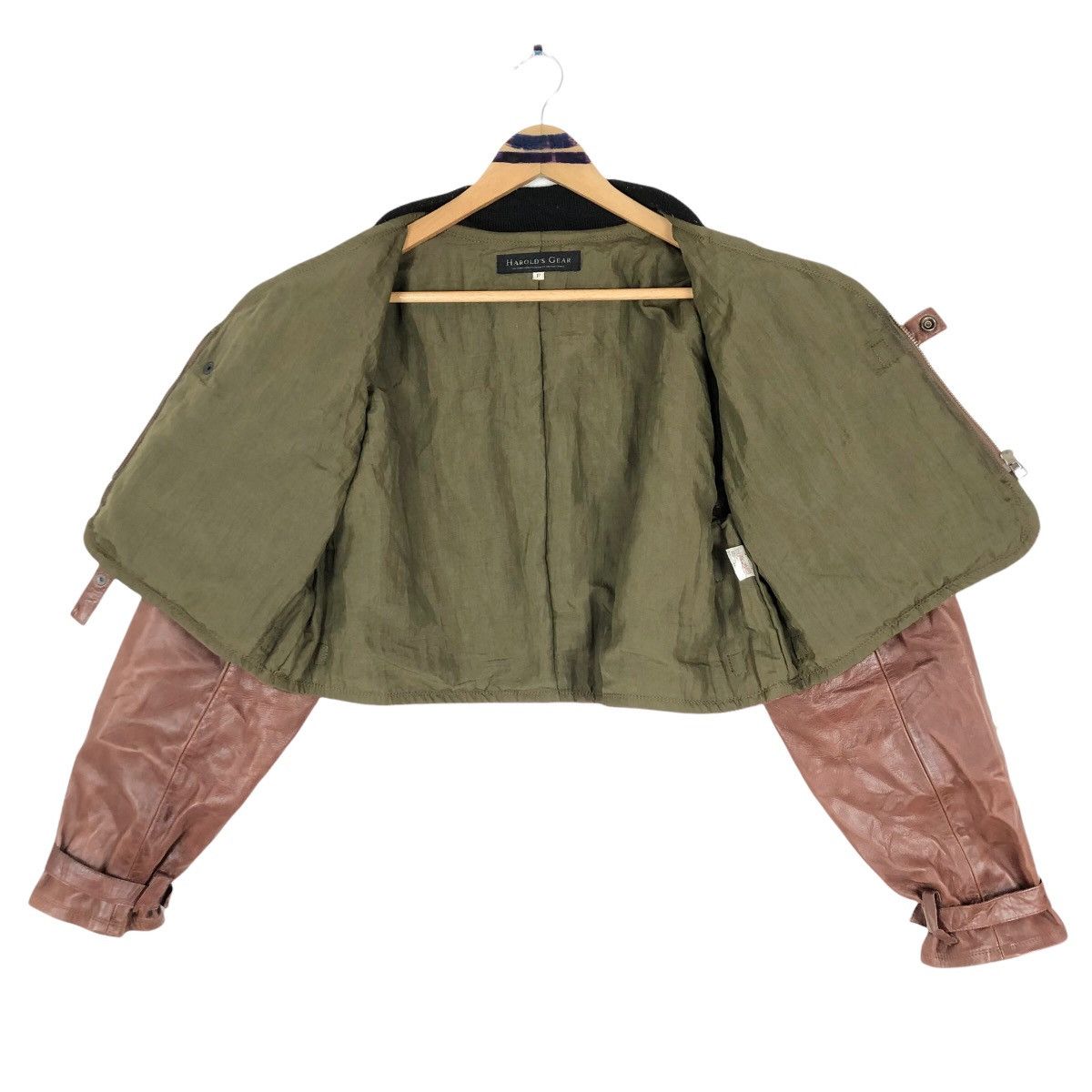 Japanese Brand Vintage Harold’s Gear Haroruzugia Berry Short Leather Jacket Size US S / EU 44-46 / 1 - 11 Thumbnail